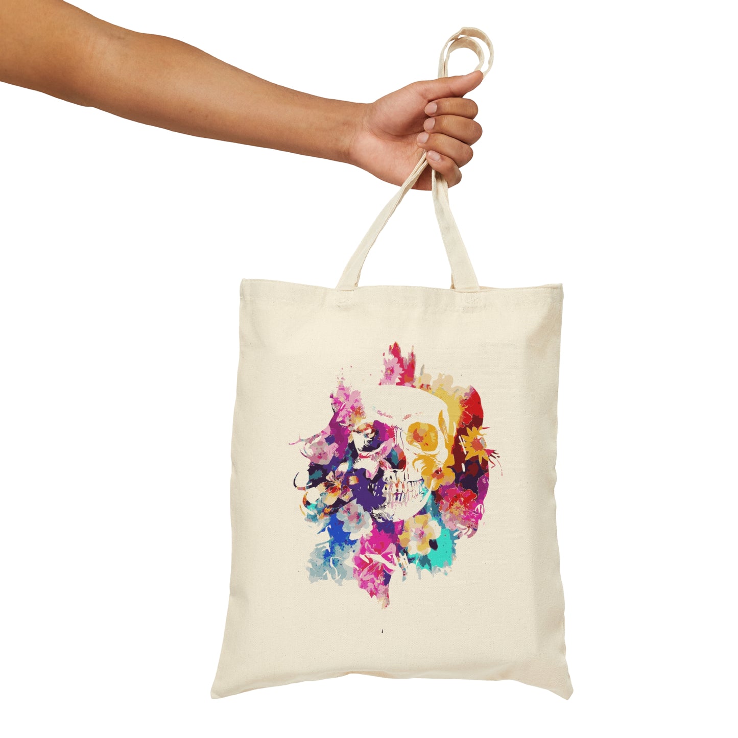 Doom and Bloom Cotton Canvas Tote Bag