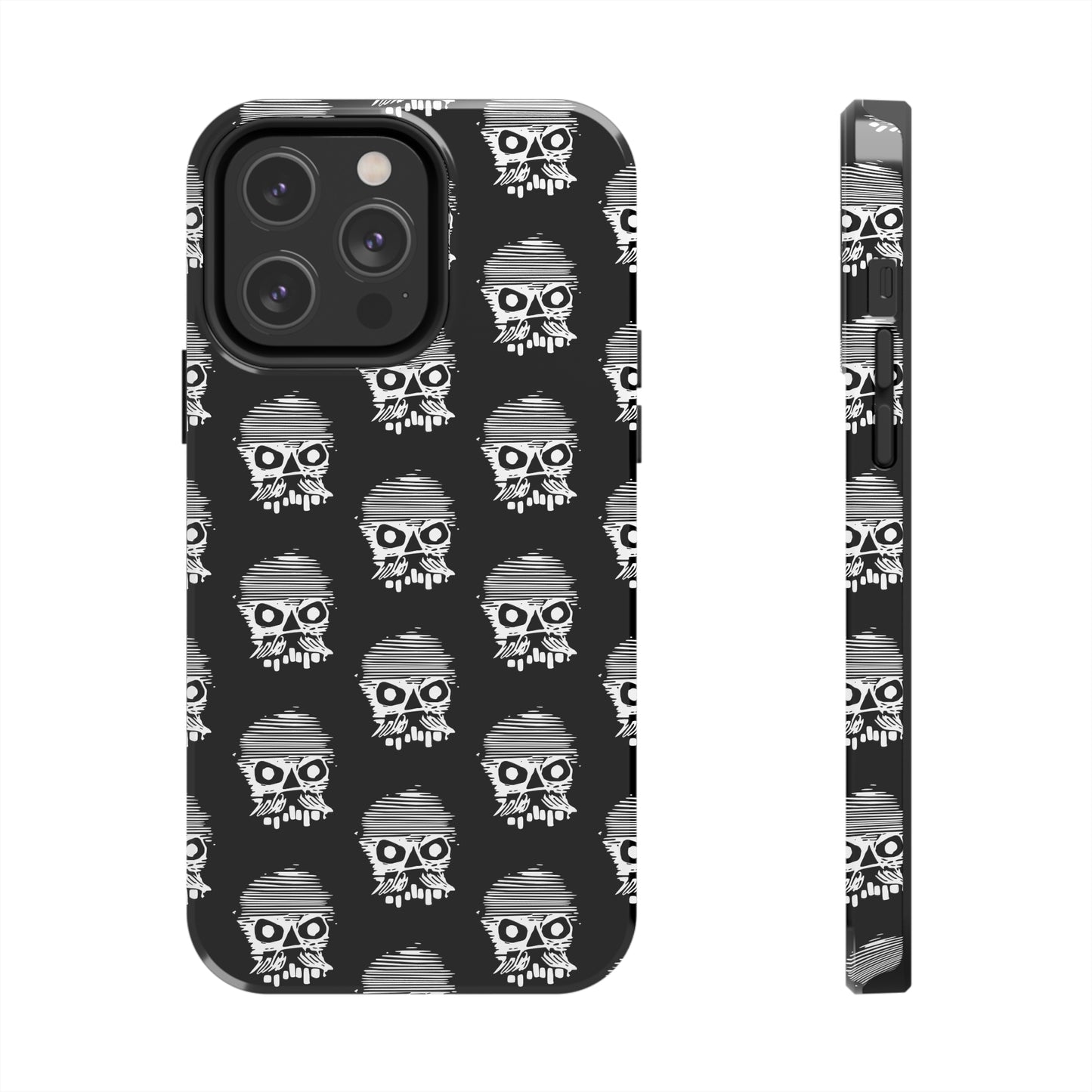 Skull Black Tough Phone Case