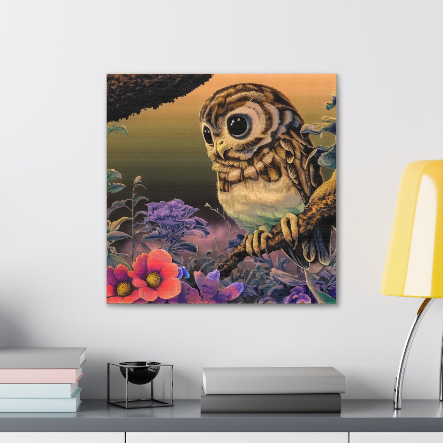 Connecticut Owl - Canvas Wall Art