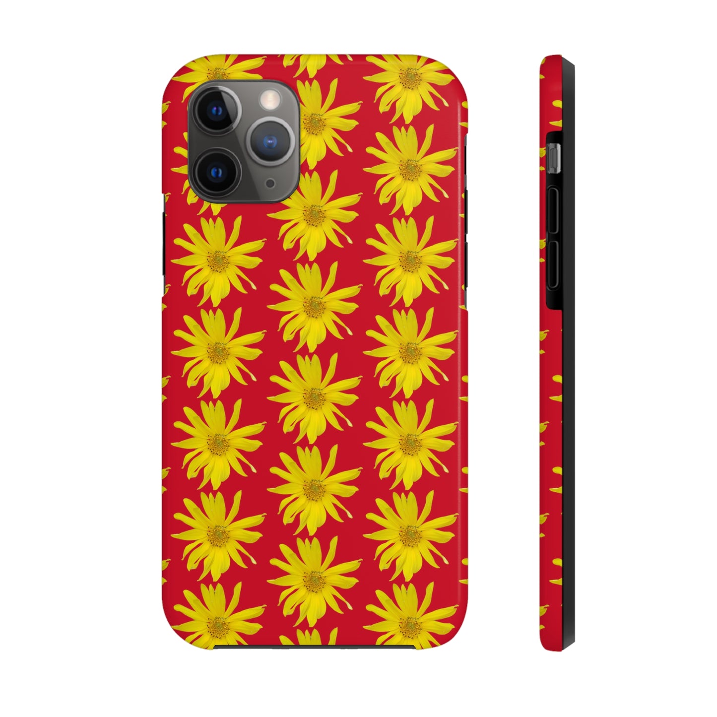 Wild Sunflower Red Tough Phone Case