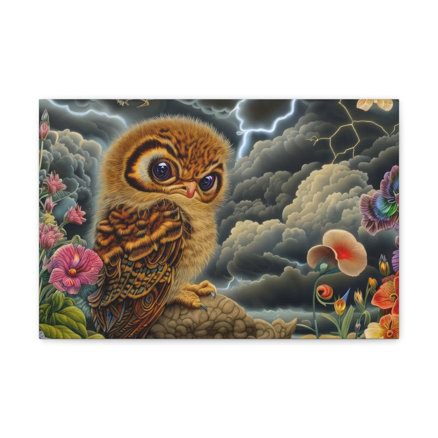 Achilles Owl - Canvas Wall Art