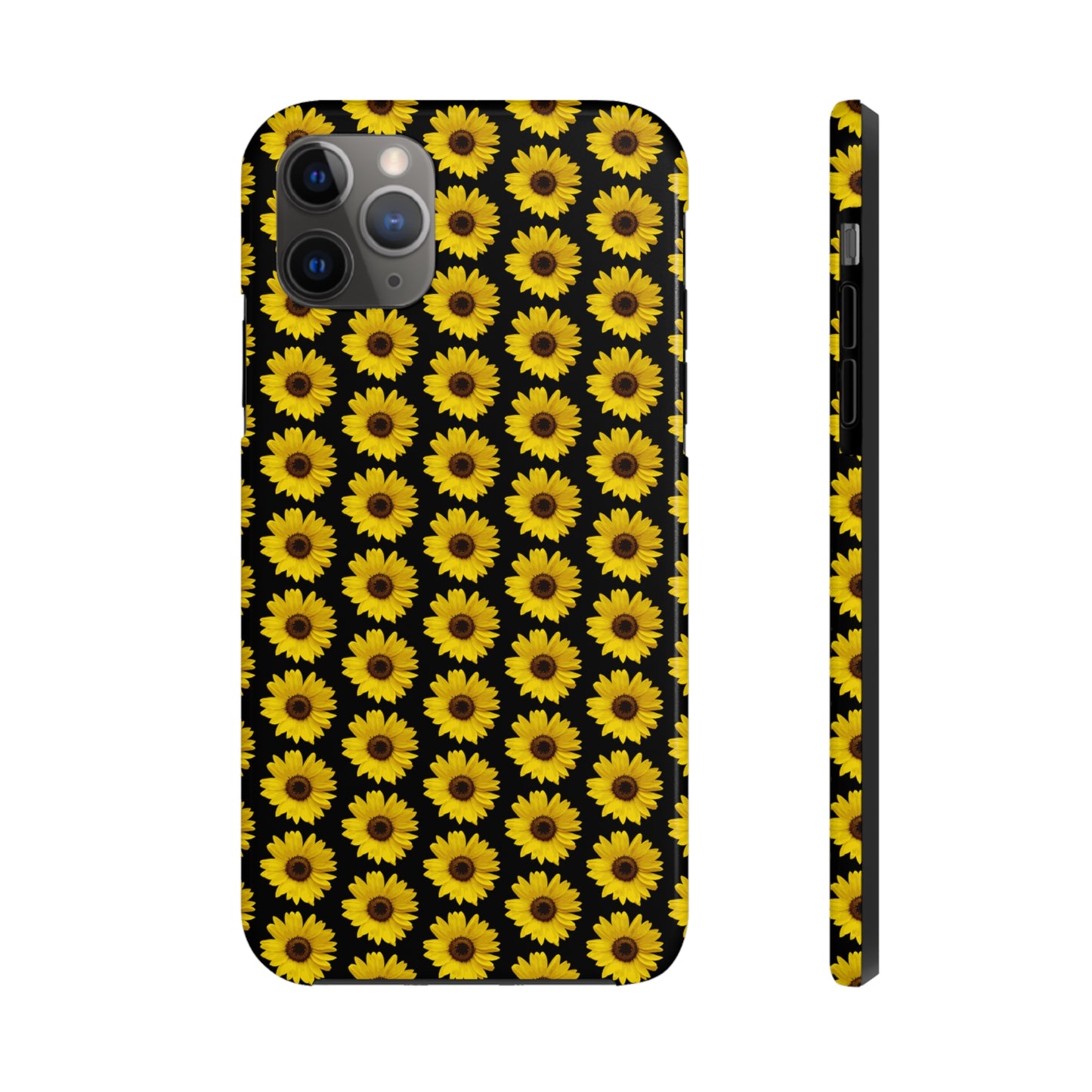 Sunflower Black Tough Phone Case