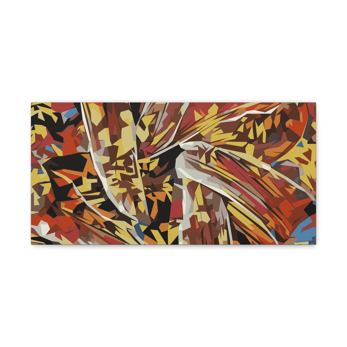 Abstract Floral Fiesta Canvas Gallery Wraps