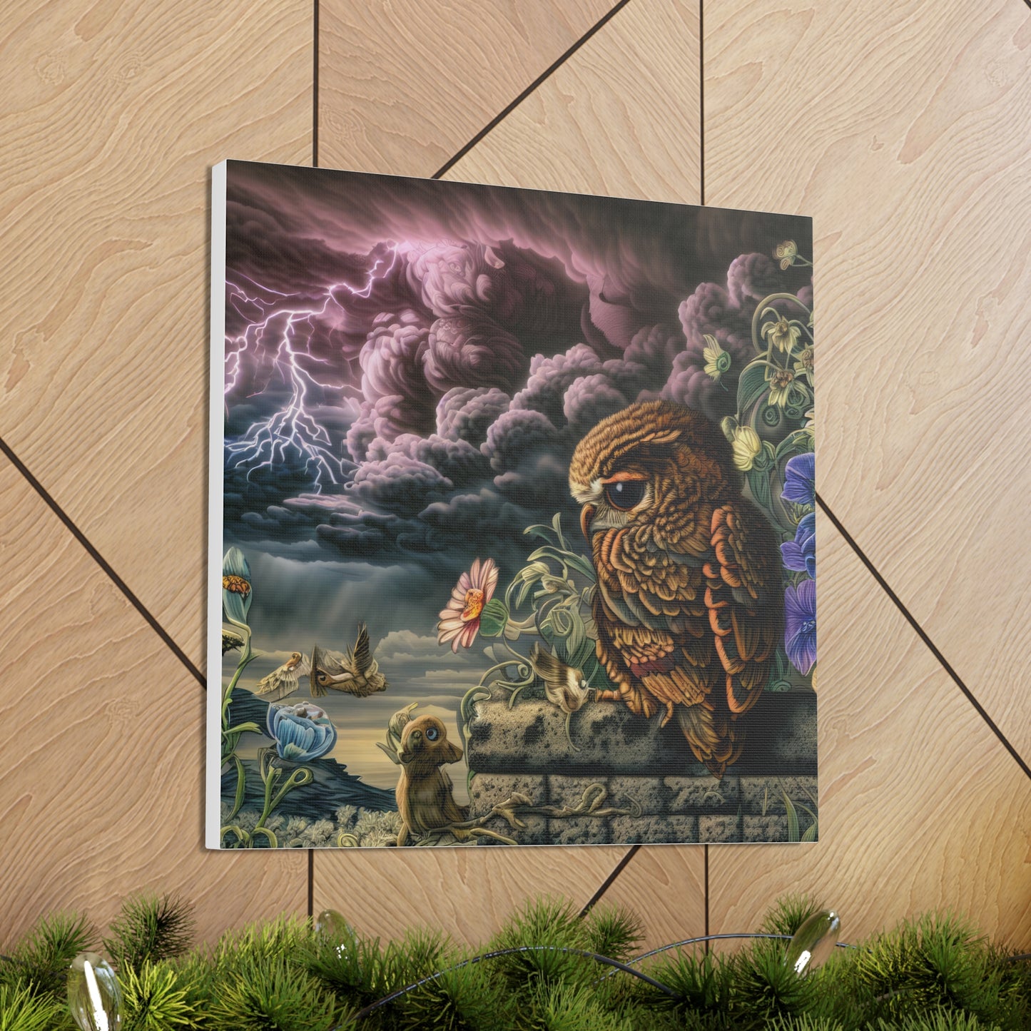 Kentucky Owl - Canvas Wall Art