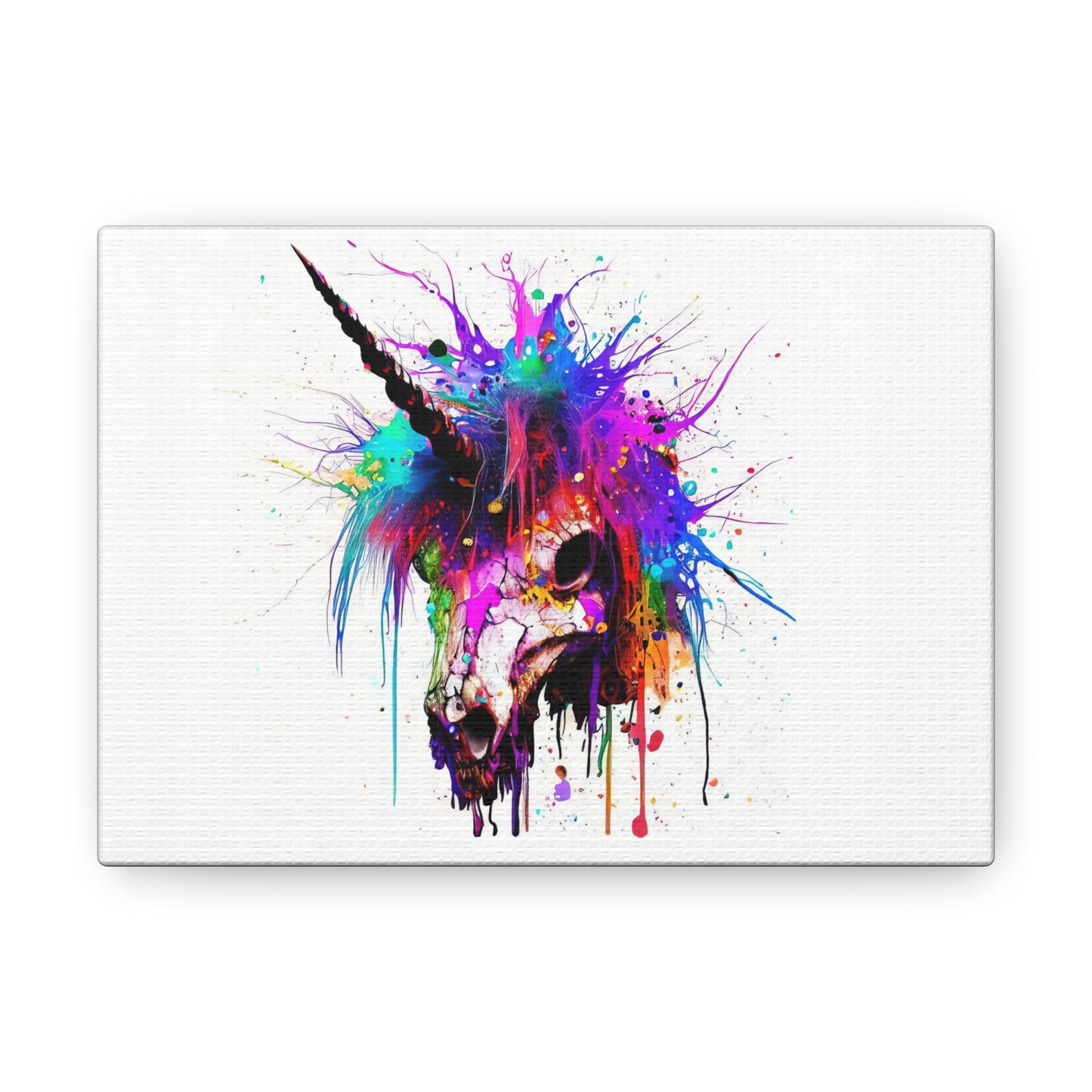 Unicorn Skull - Canvas Wall Art