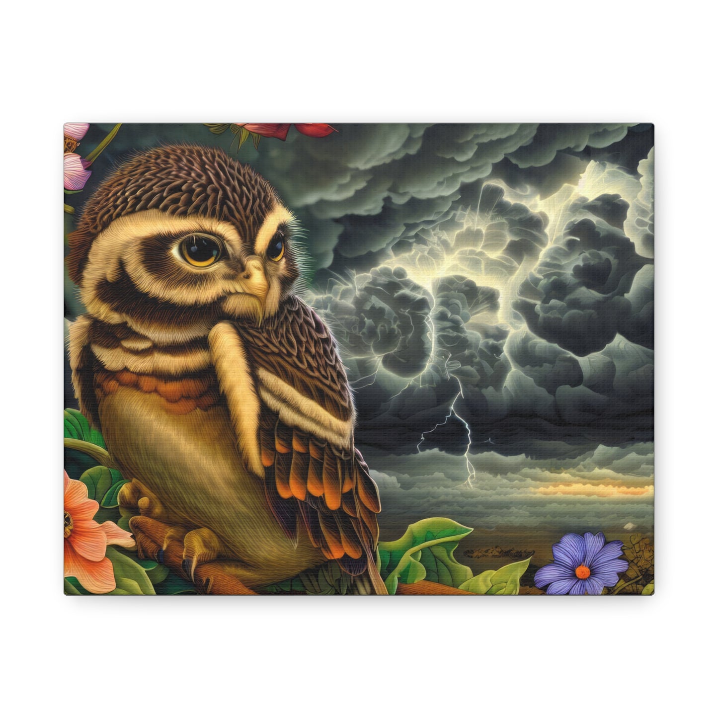 Aeolus Owl - Canvas Wall Art