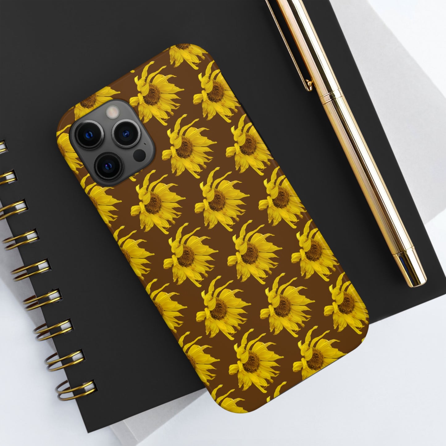 Fall Sunflower Brown Tough Phone Case