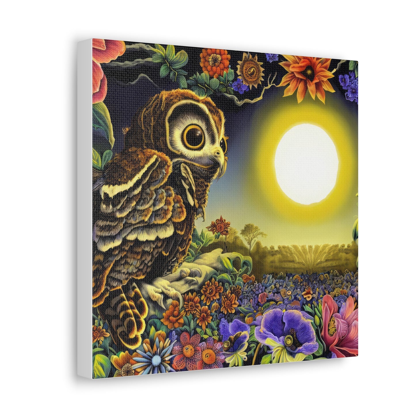 New Hampshire Owl - Canvas Wall Art