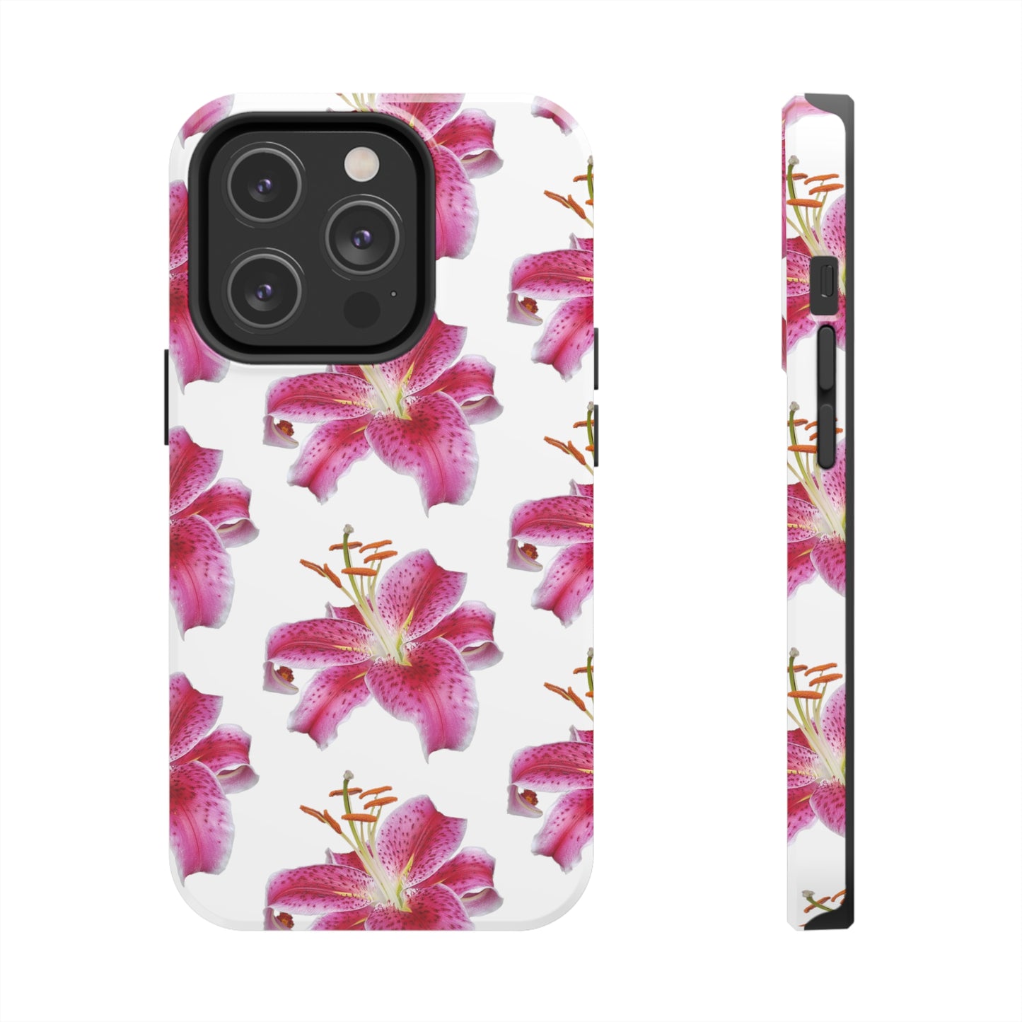 Stargazer Lily White Tough Phone Case