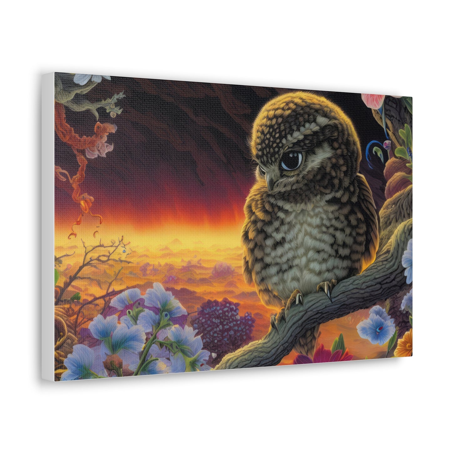 New Jersey Owl - Canvas Wall Art