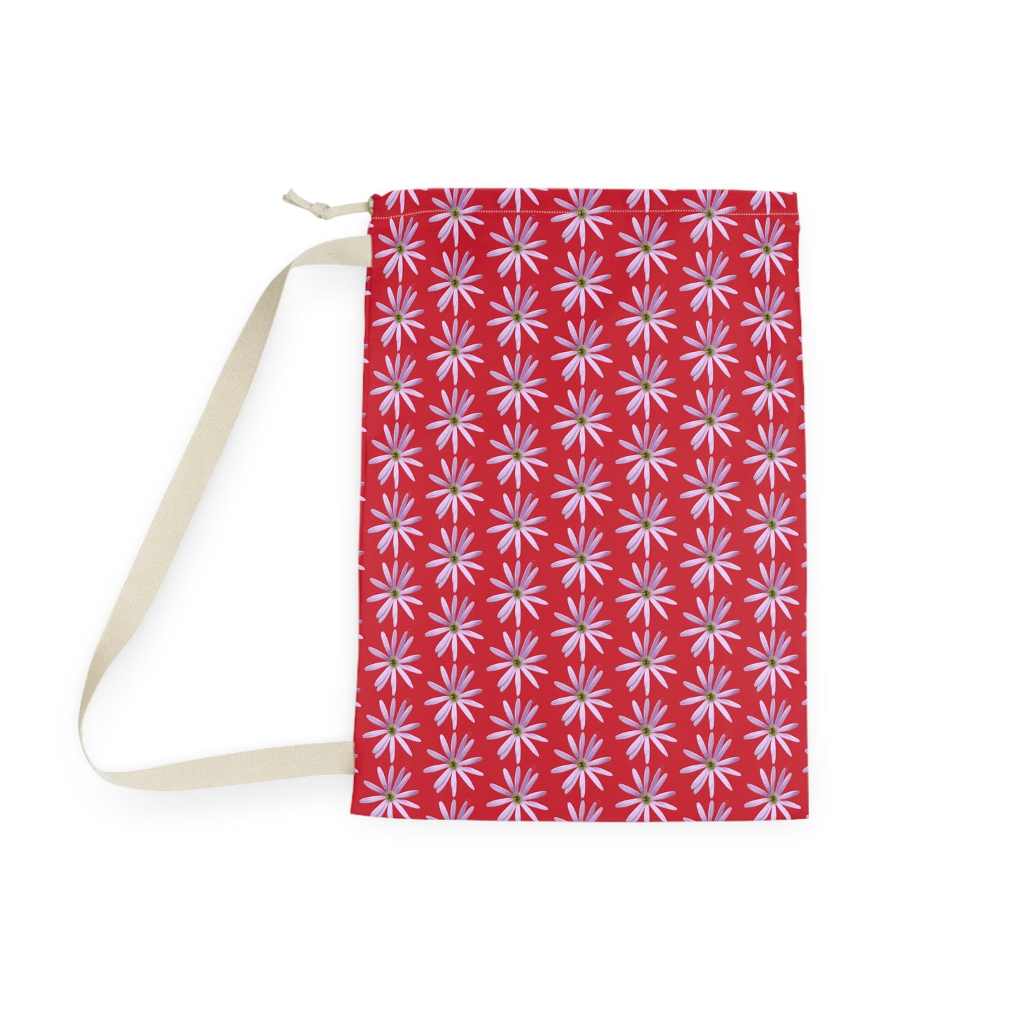 Aster Red Laundry Bag