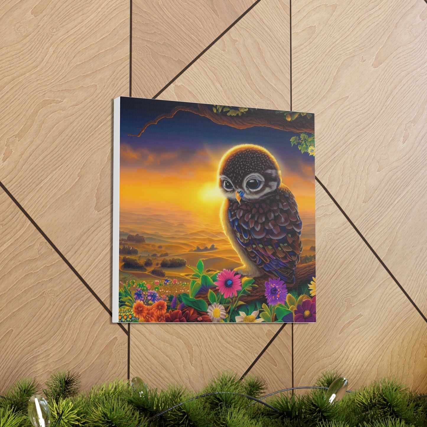 Ohio Owl - Canvas Wall Art