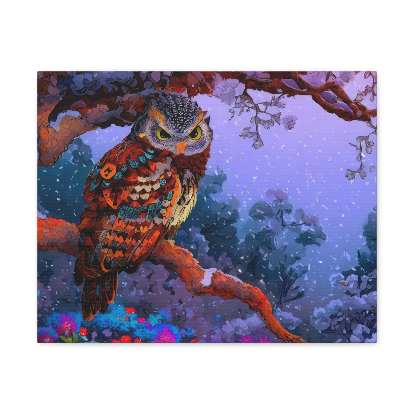 Wyoming Owl  - Canvas Wall Art