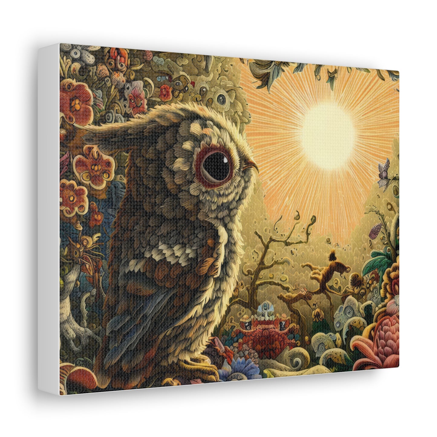 North Carolina Owl - Canvas Wall Art