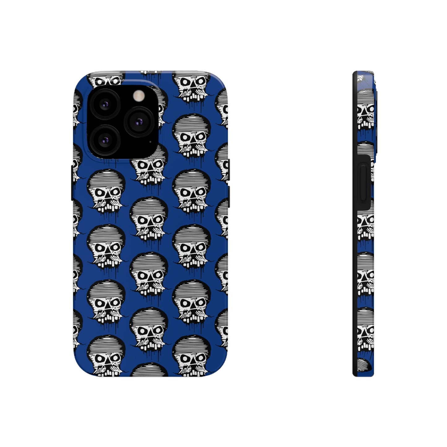 Skull Blue Tough Phone Case