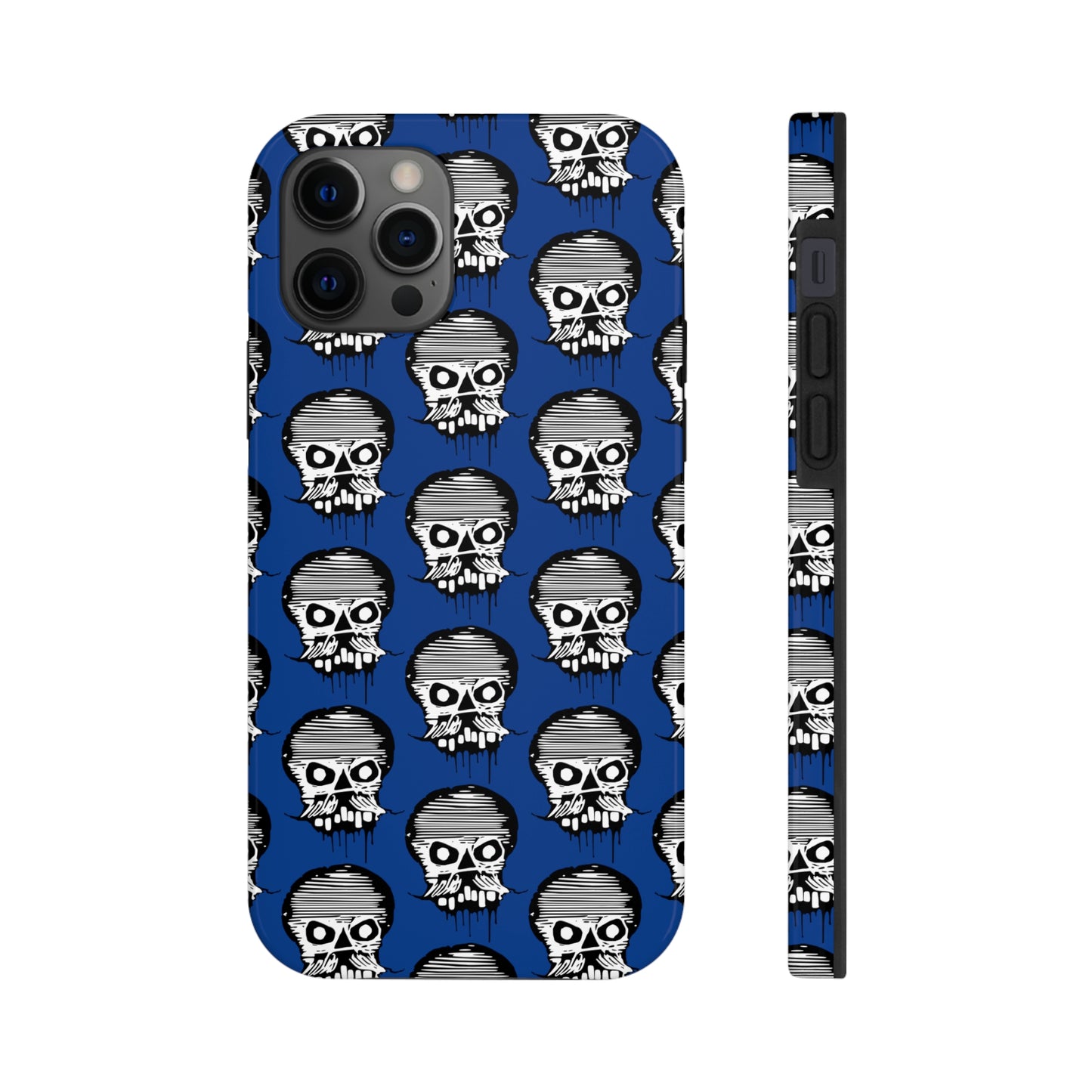 Skull Blue Tough Phone Case