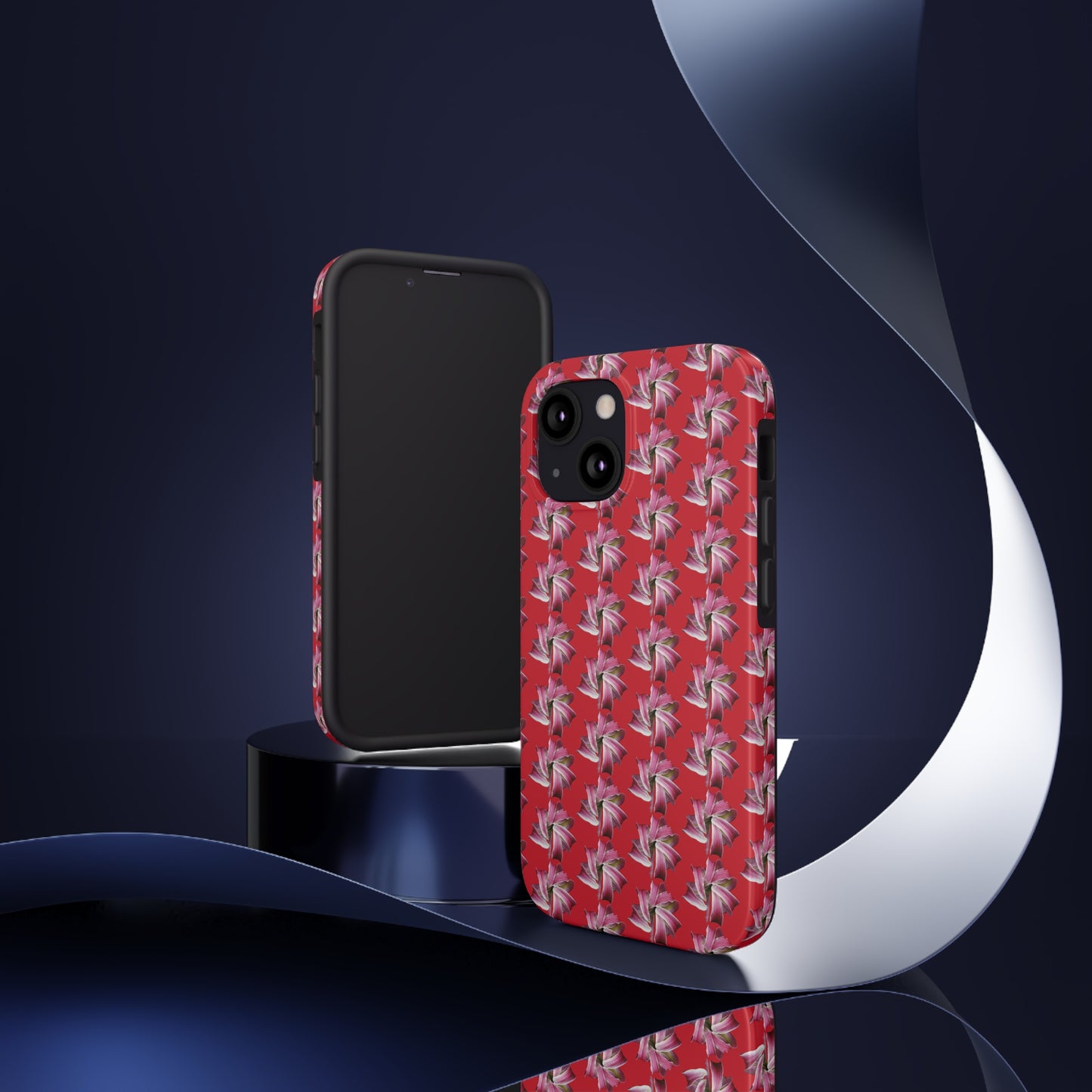 Morning Lily Red Tough Phone Case