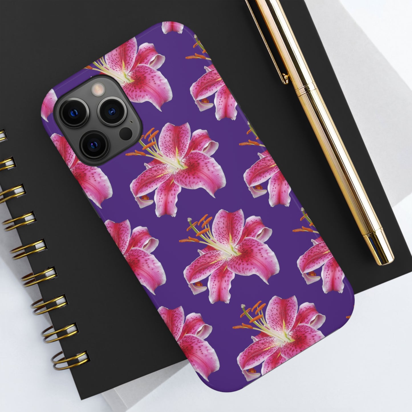 Stargazer Lily Purple Tough Phone Case