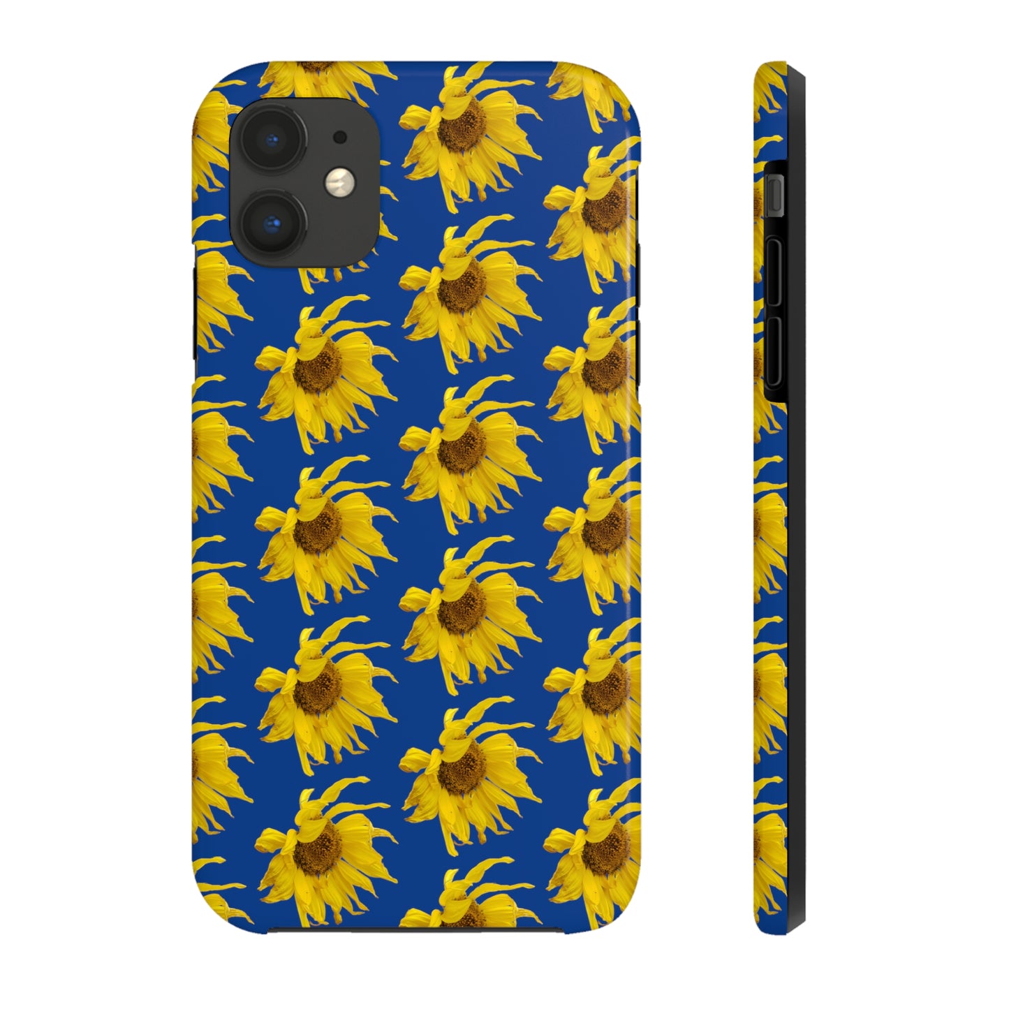 Fall Sunflower Blue Tough Phone Case