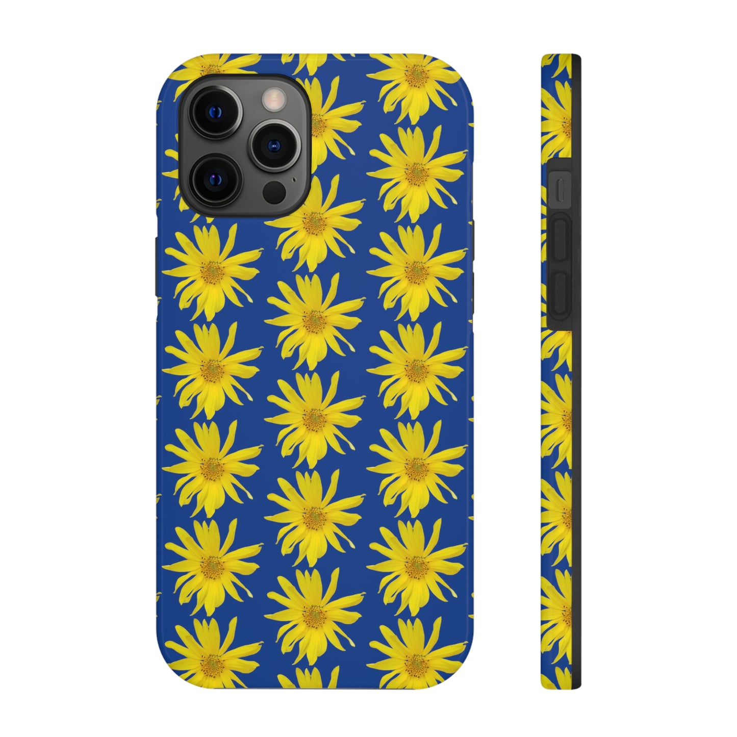 Wild Sunflower Blue Tough Phone Case