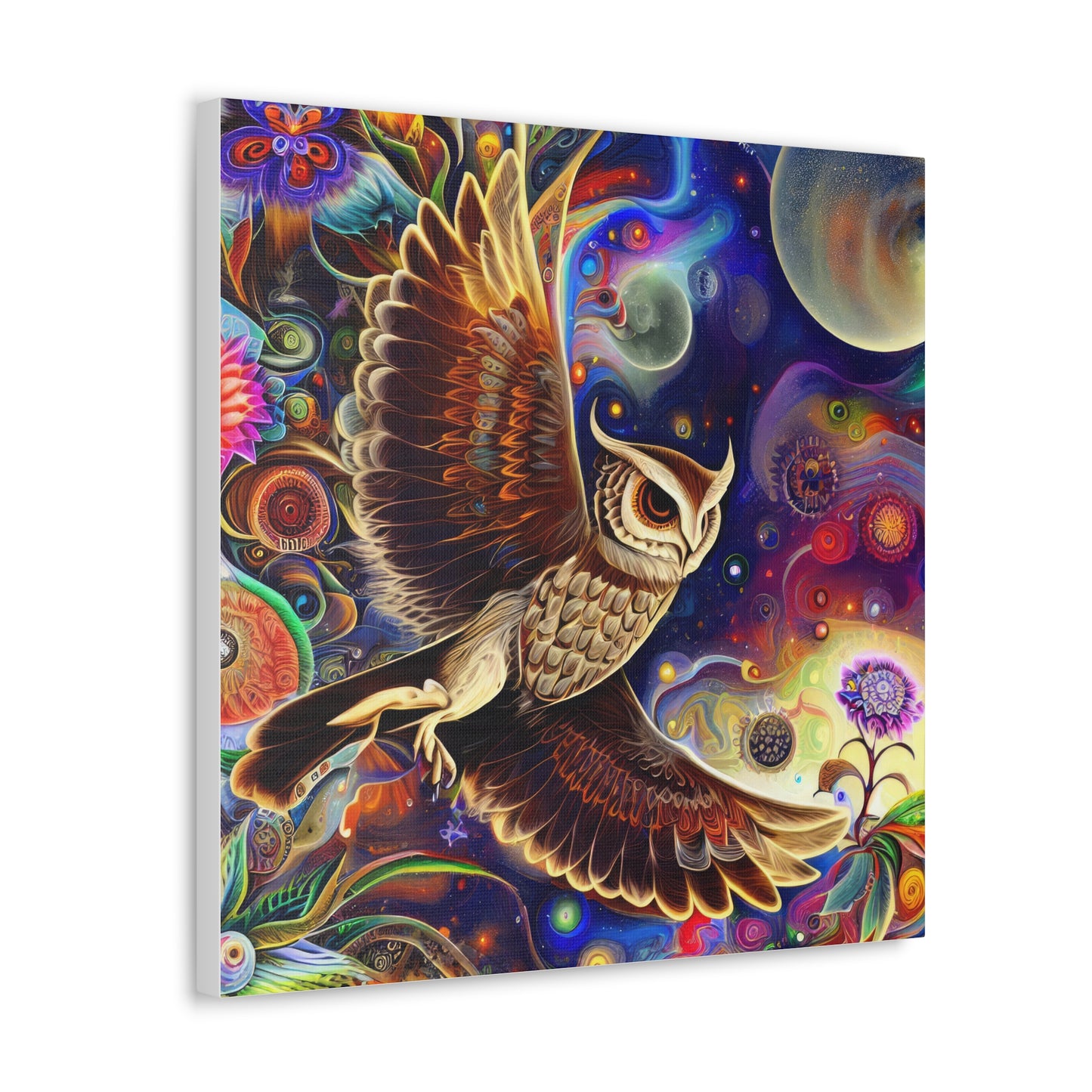 Michigan Owl - Canvas Wall Art