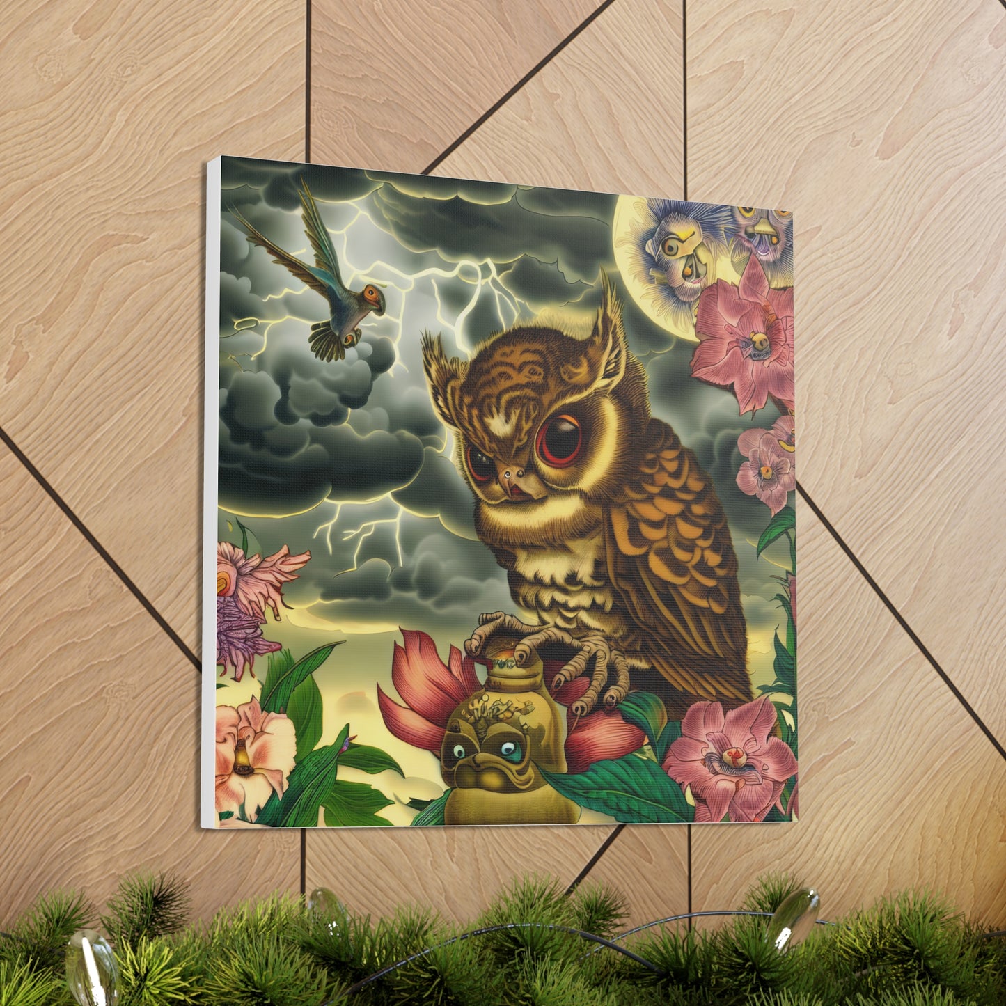 Indiana Owl - Canvas Wall Art