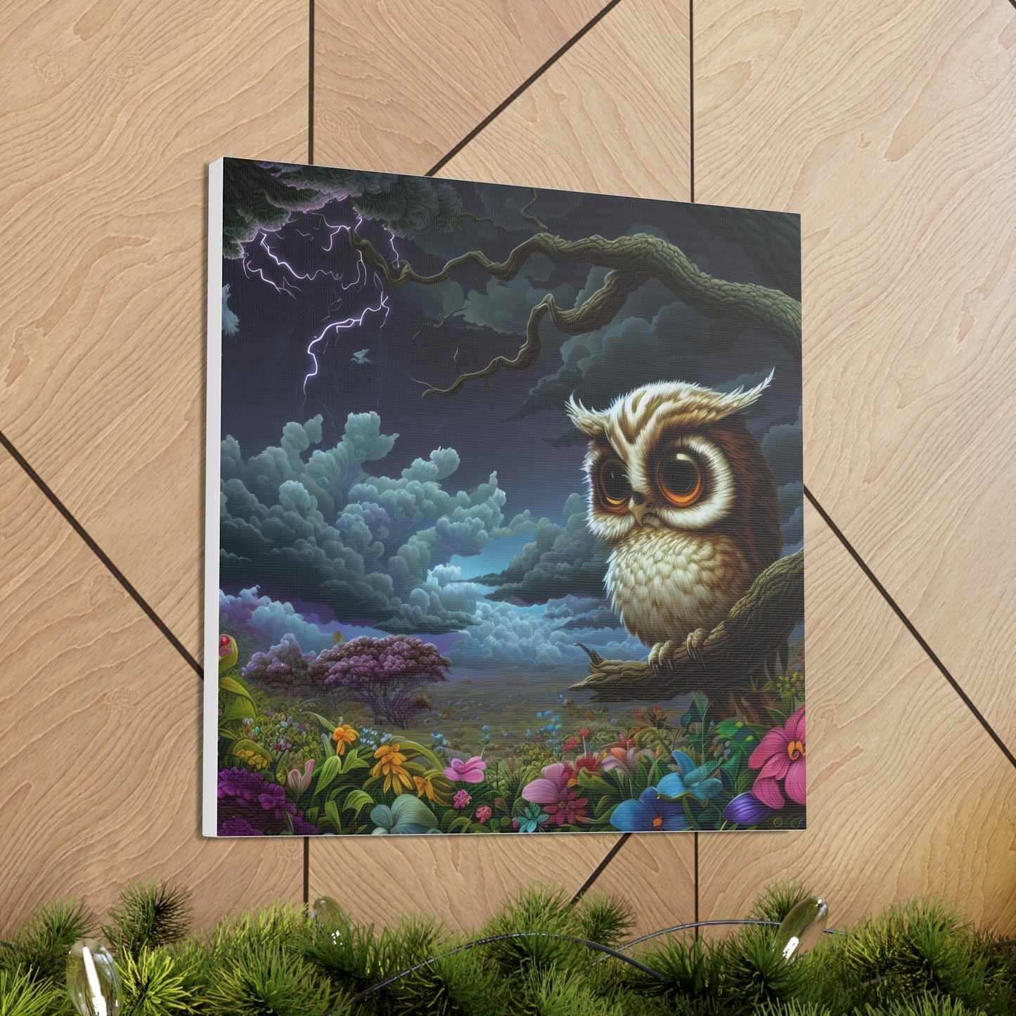 Iowa Owl  - Canvas Wall Art