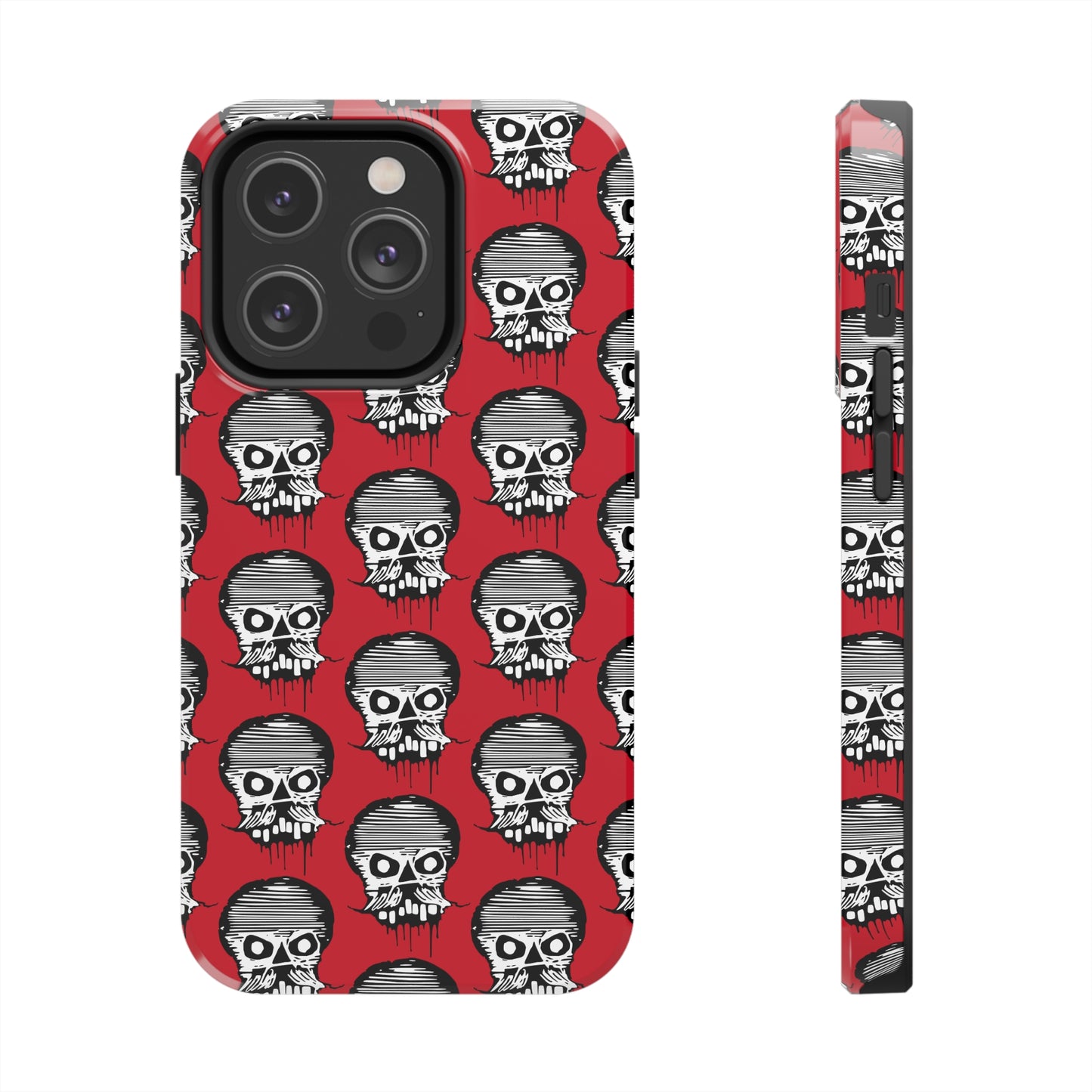 Skull Red Tough Phone Case