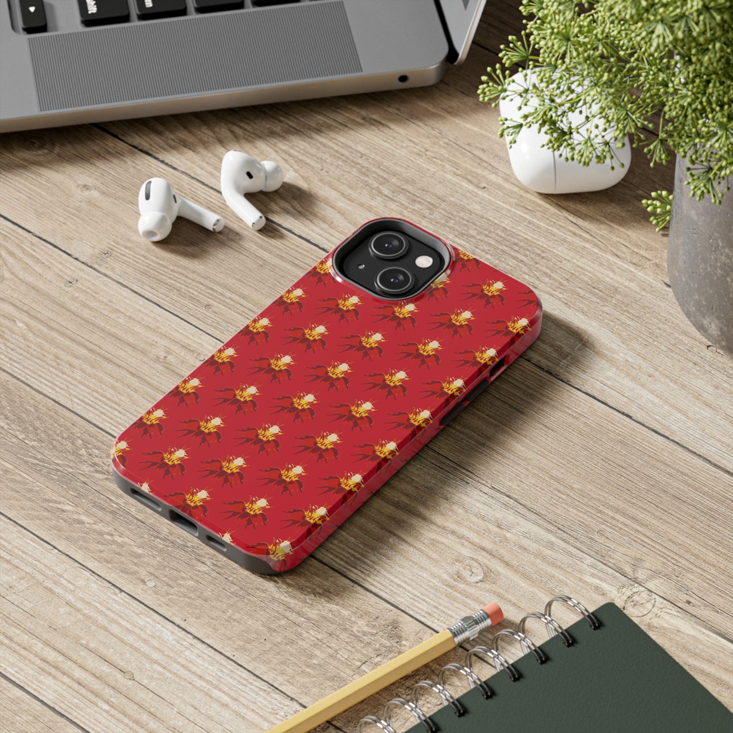 Orchid Sepal Red Tough Phone Case