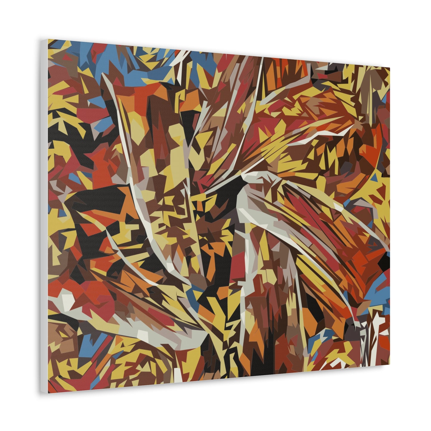 Abstract Floral Fiesta Canvas Gallery Wraps