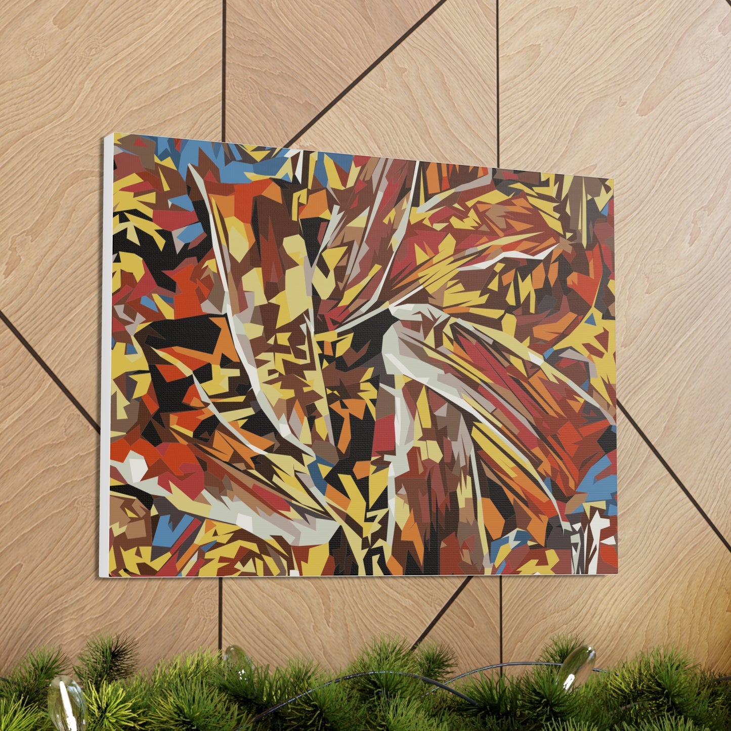 Abstract Floral Fiesta Canvas Gallery Wraps