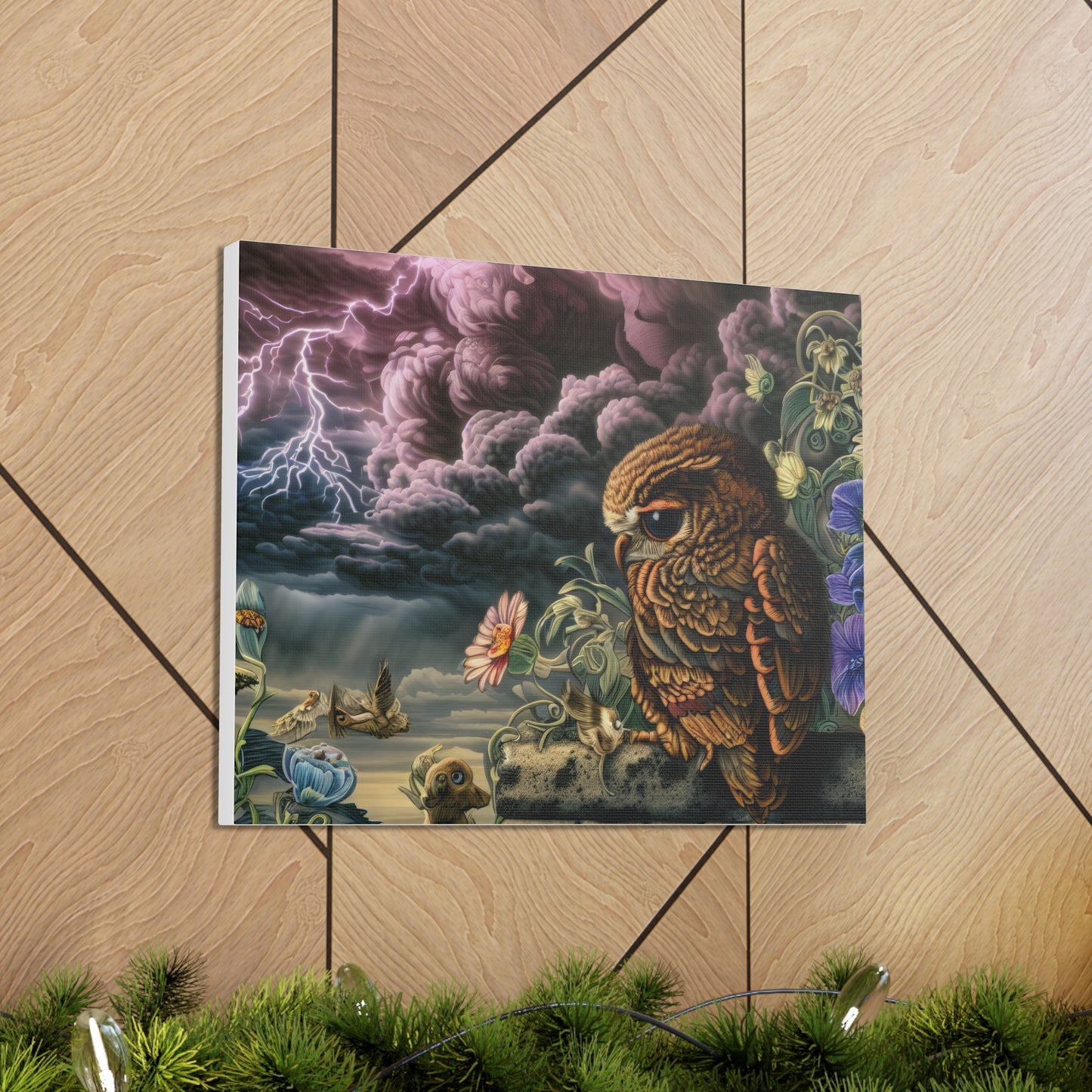 Kentucky Owl - Canvas Wall Art