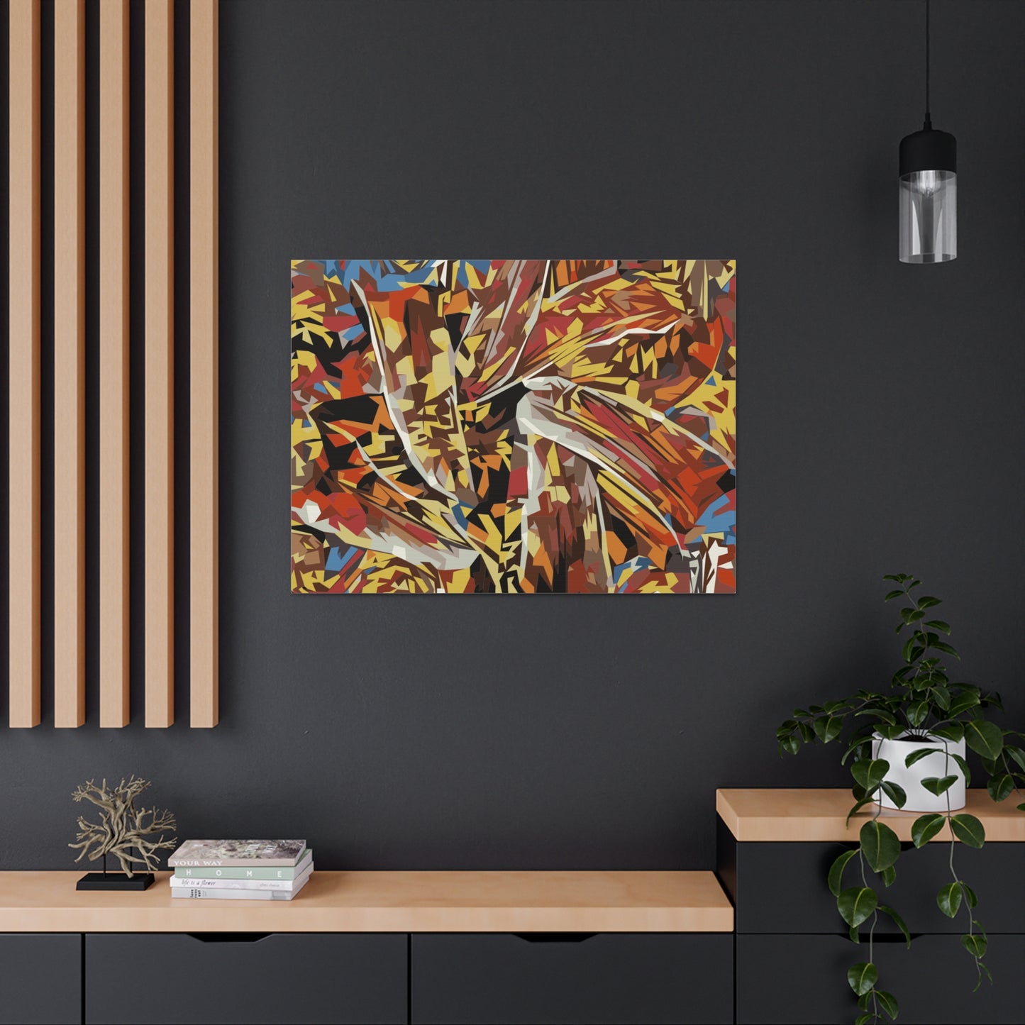 Abstract Floral Fiesta Canvas Gallery Wraps