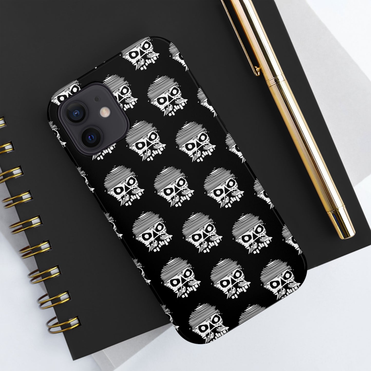 Skull Black Tough Phone Case