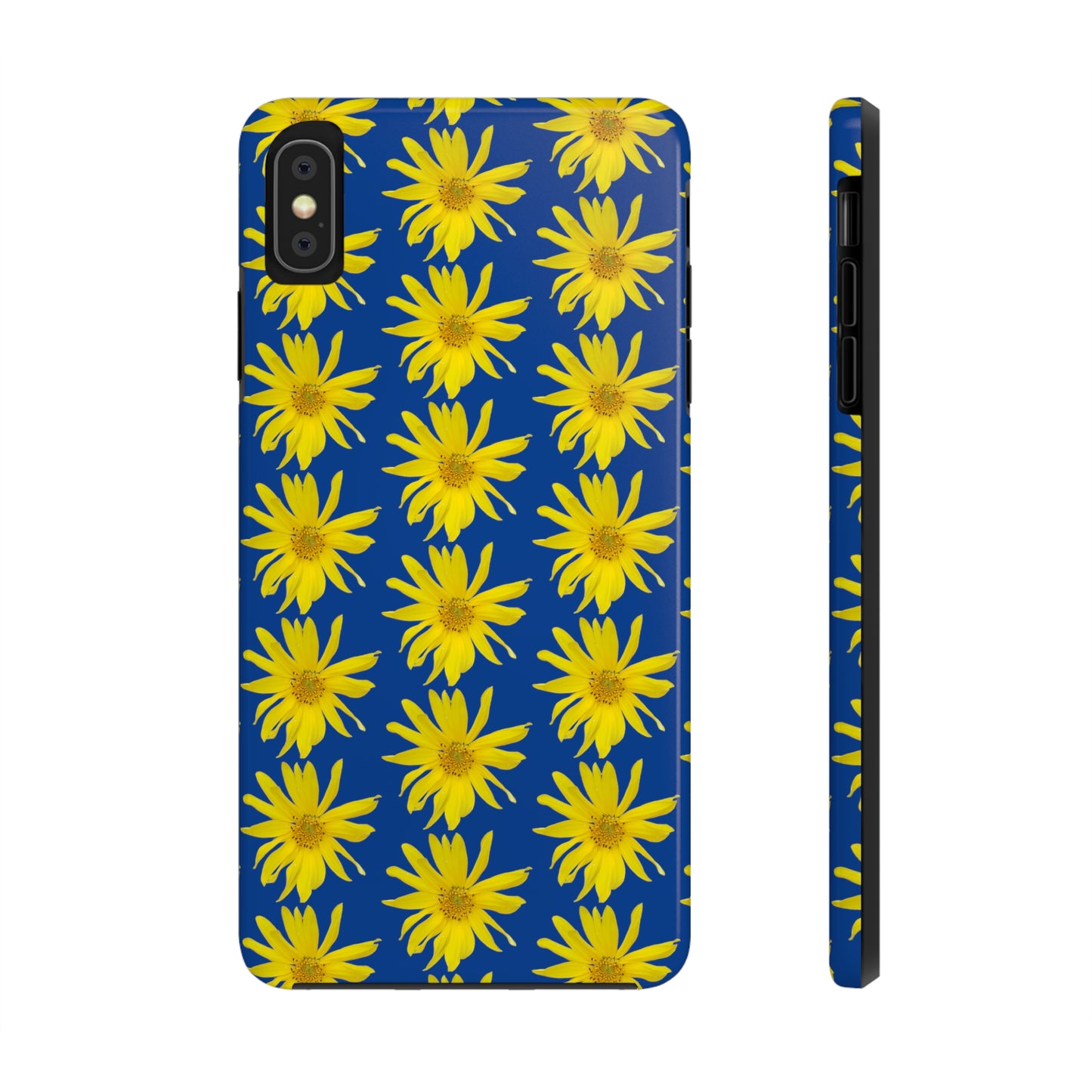 Wild Sunflower Blue Tough Phone Case