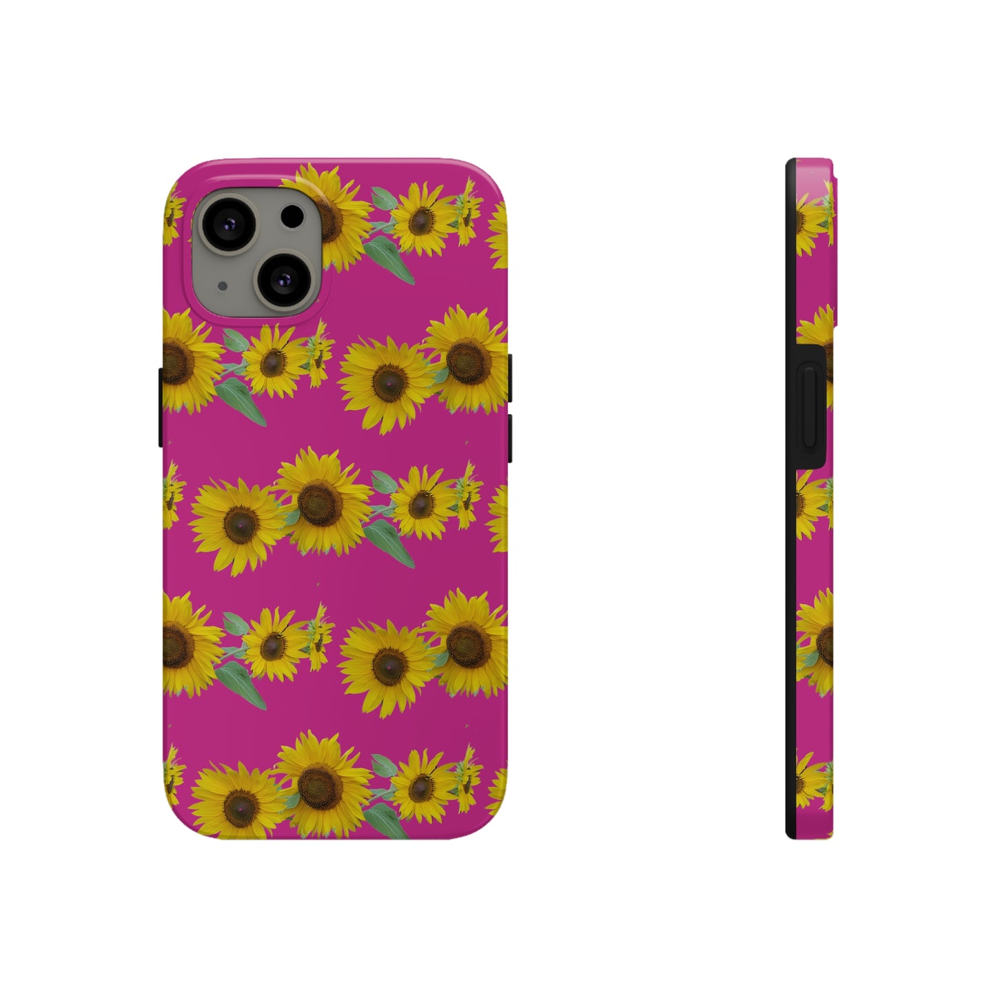 Sunflower Cluster Pink Tough Phone Case