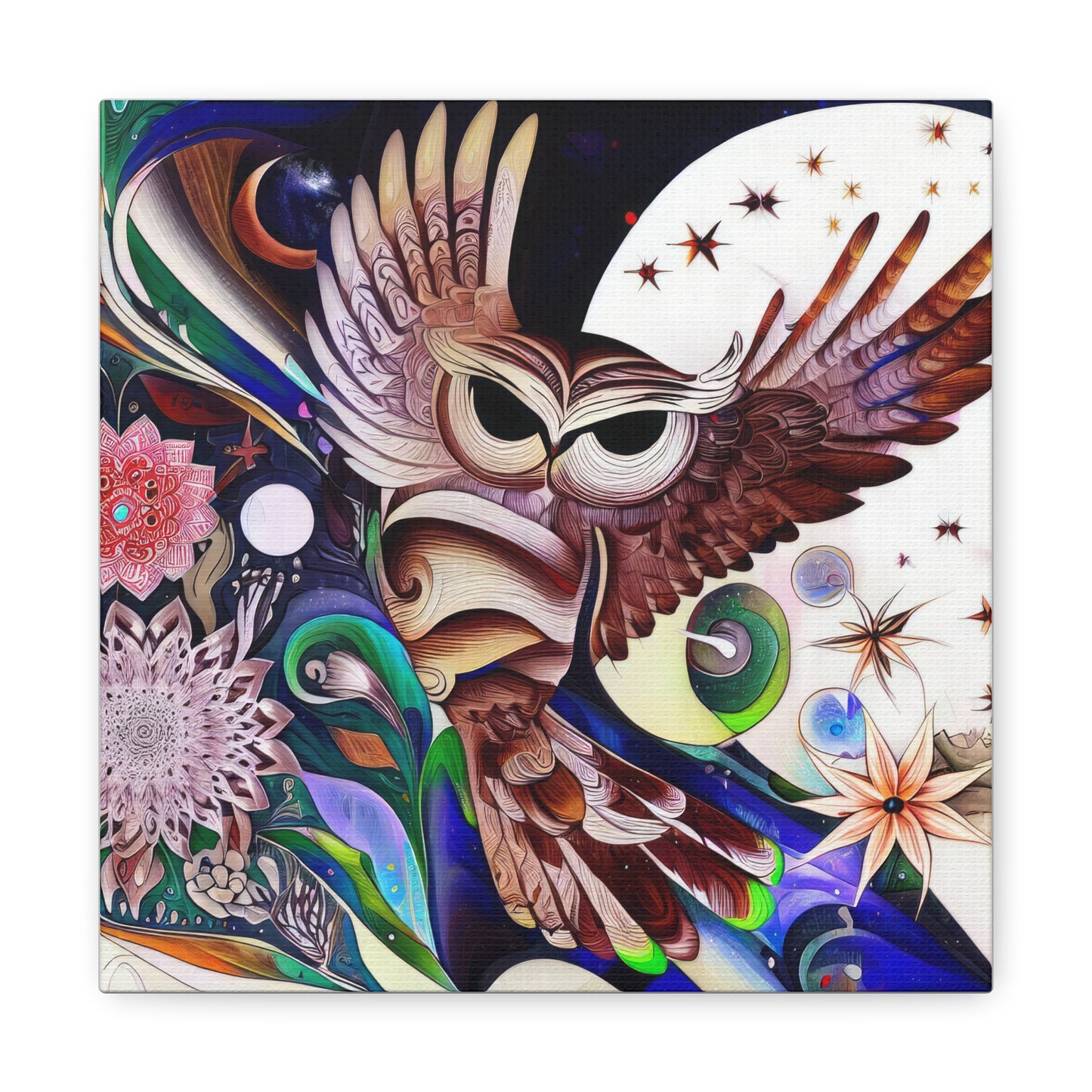 Texas Owl - Canvas Wall Art