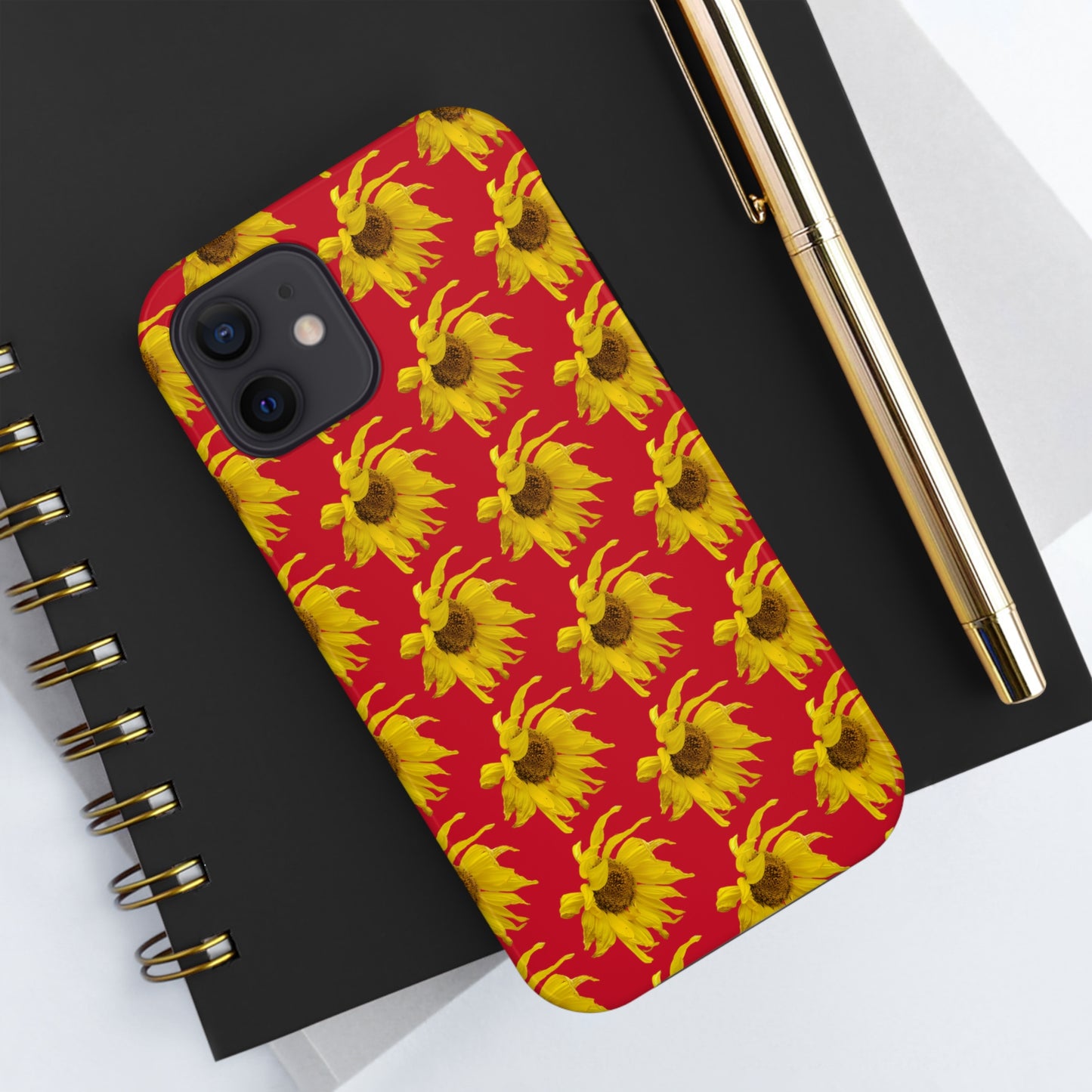 Fall Sunflower Red Tough Phone Case