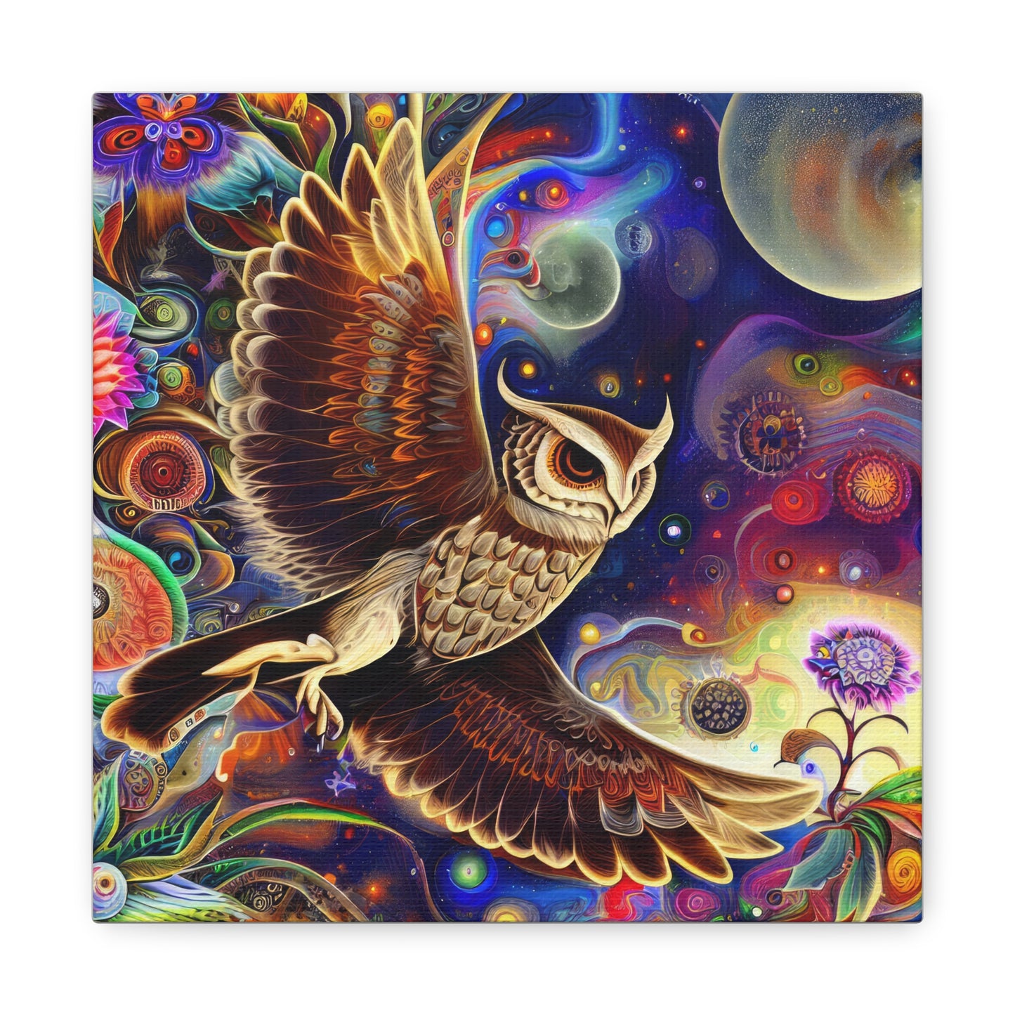 Michigan Owl - Canvas Wall Art