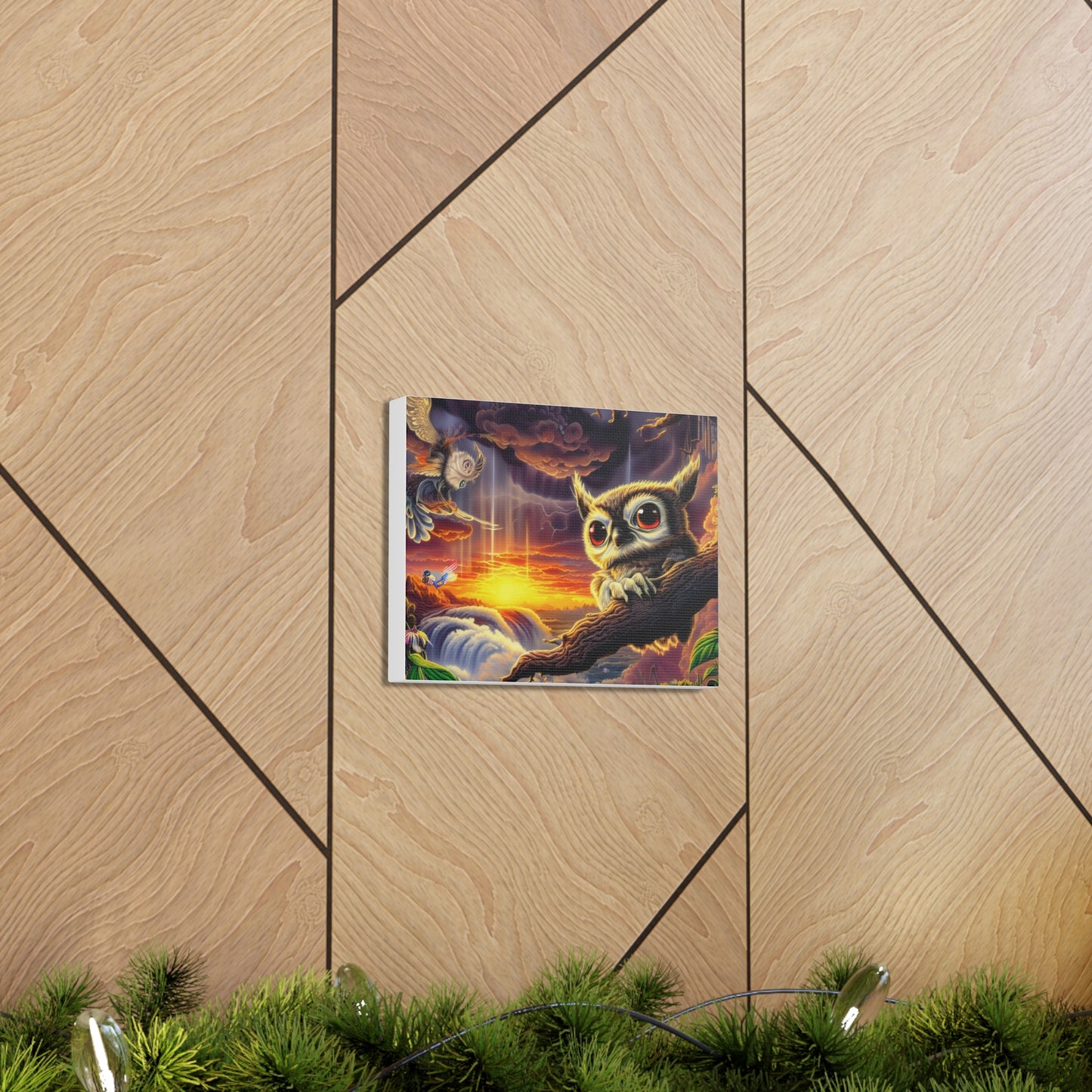 Agamemon Owl - Canvas Wall Art