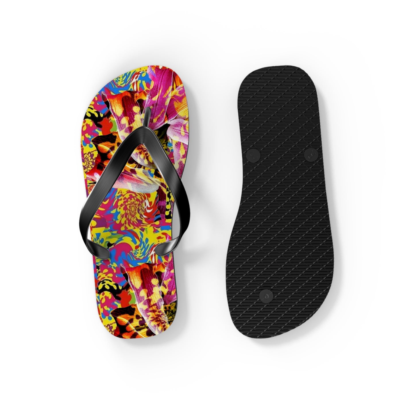 Floral Fiesta Flip Flops