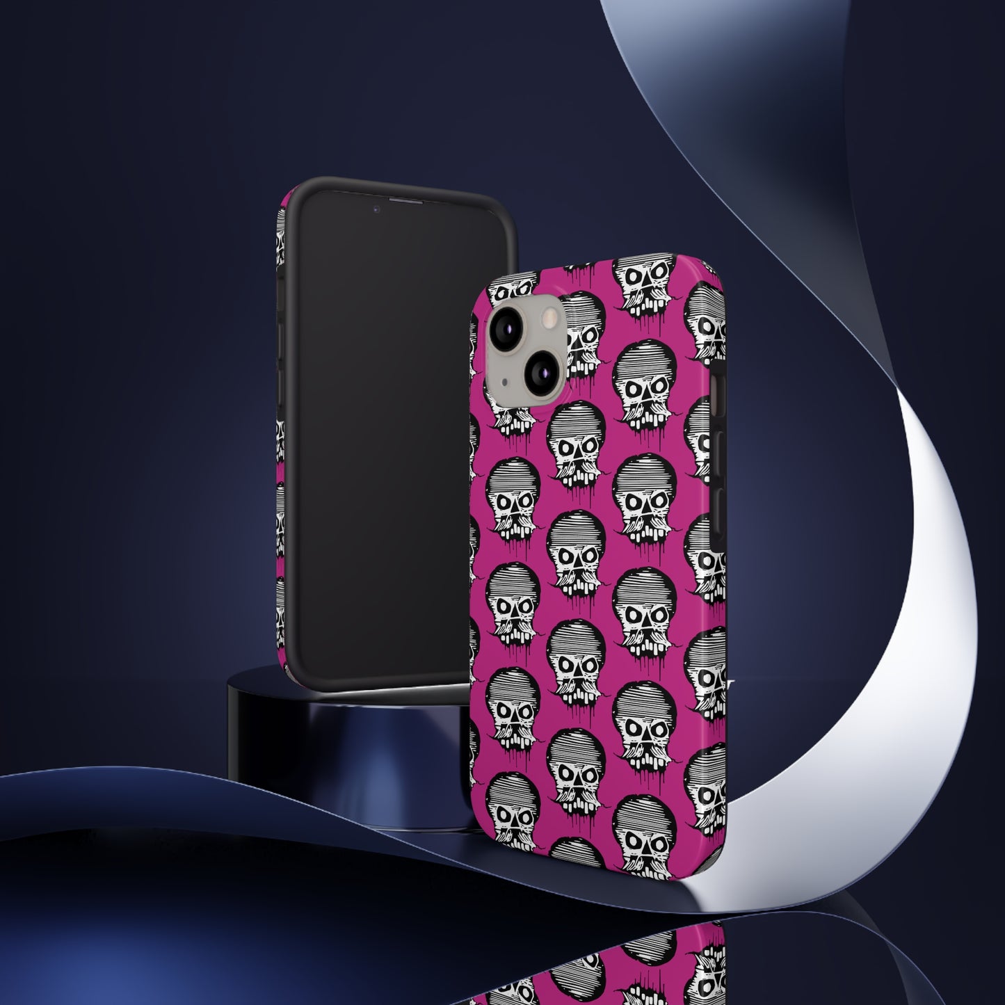 Skull Pink Tough Phone Case