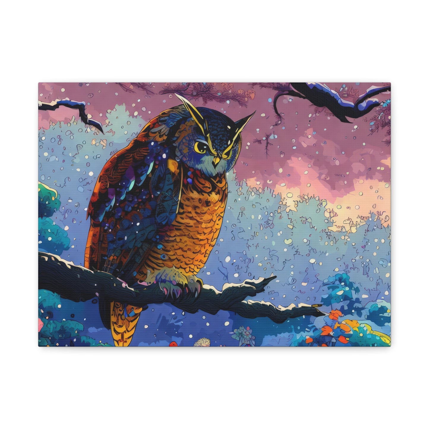 New Mexico Owl  - Canvas Wall Art