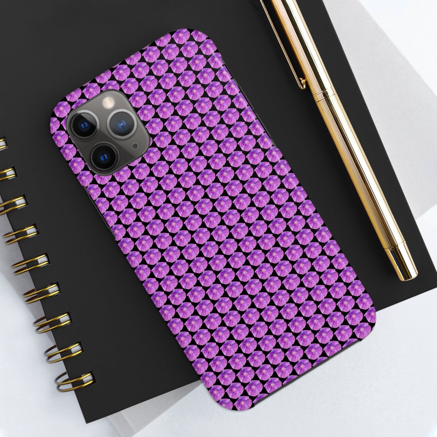 Purple Morning Glory Tough Phone Case