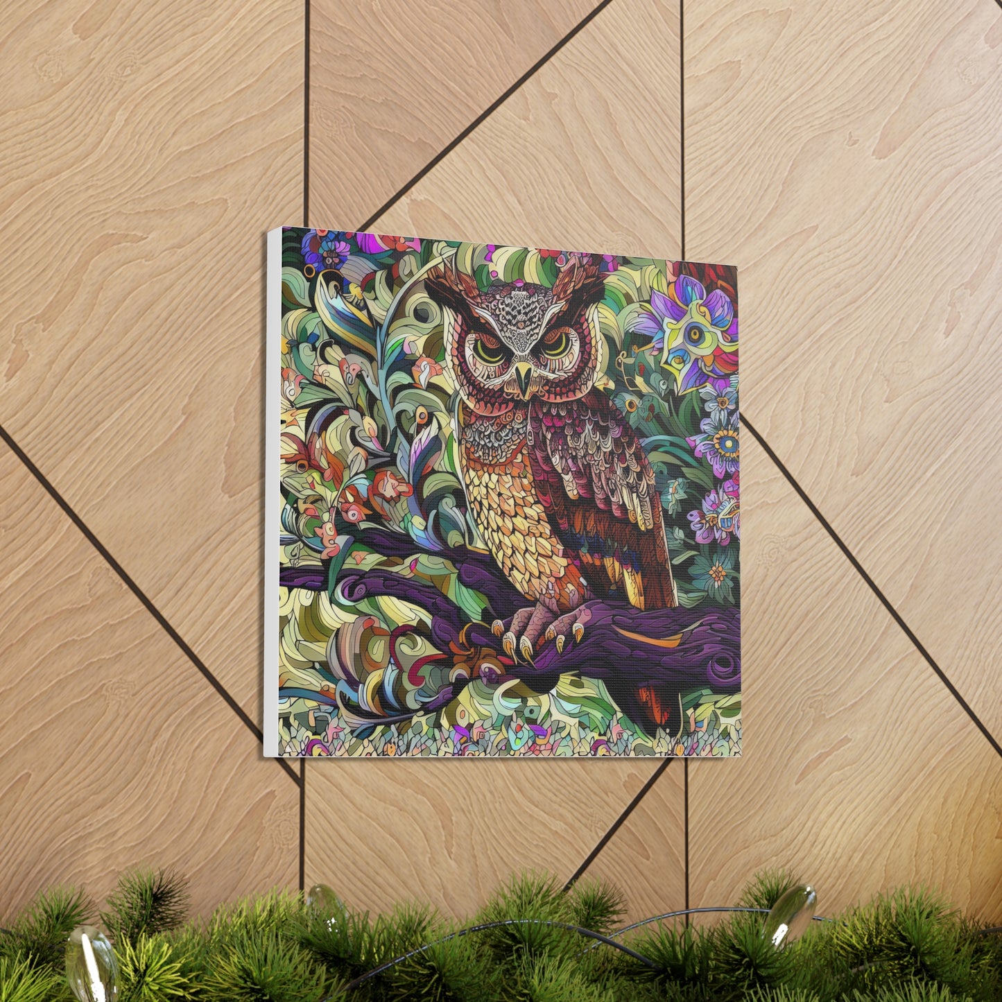 Montana Owl - Canvas Wall Art