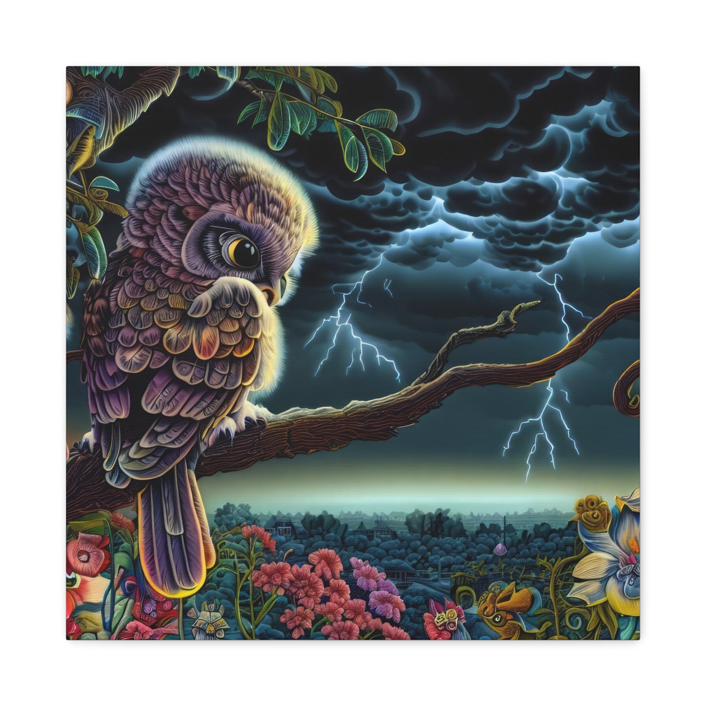 Washington Owl - Canvas Wall Art