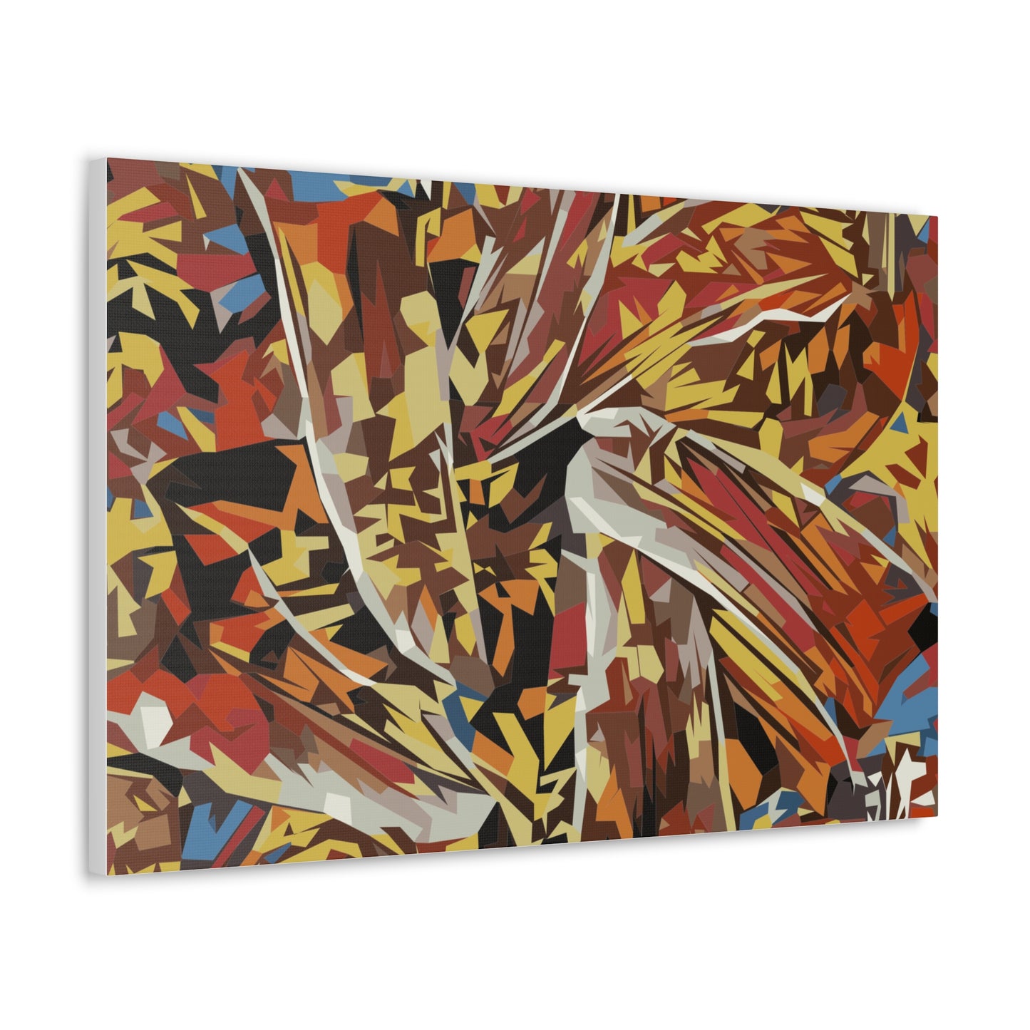 Abstract Floral Fiesta Canvas Gallery Wraps