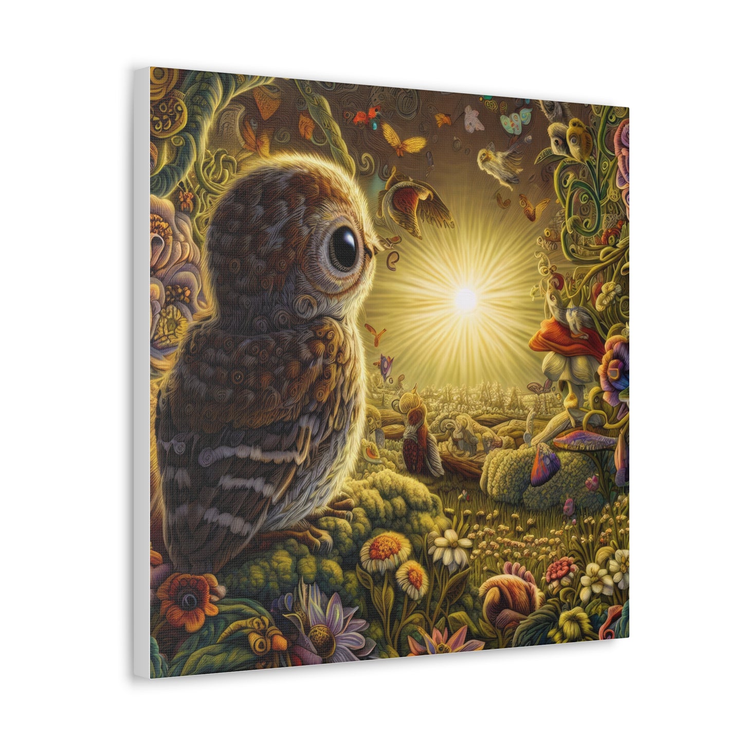 Massachusetts Owl - Canvas Wall Art