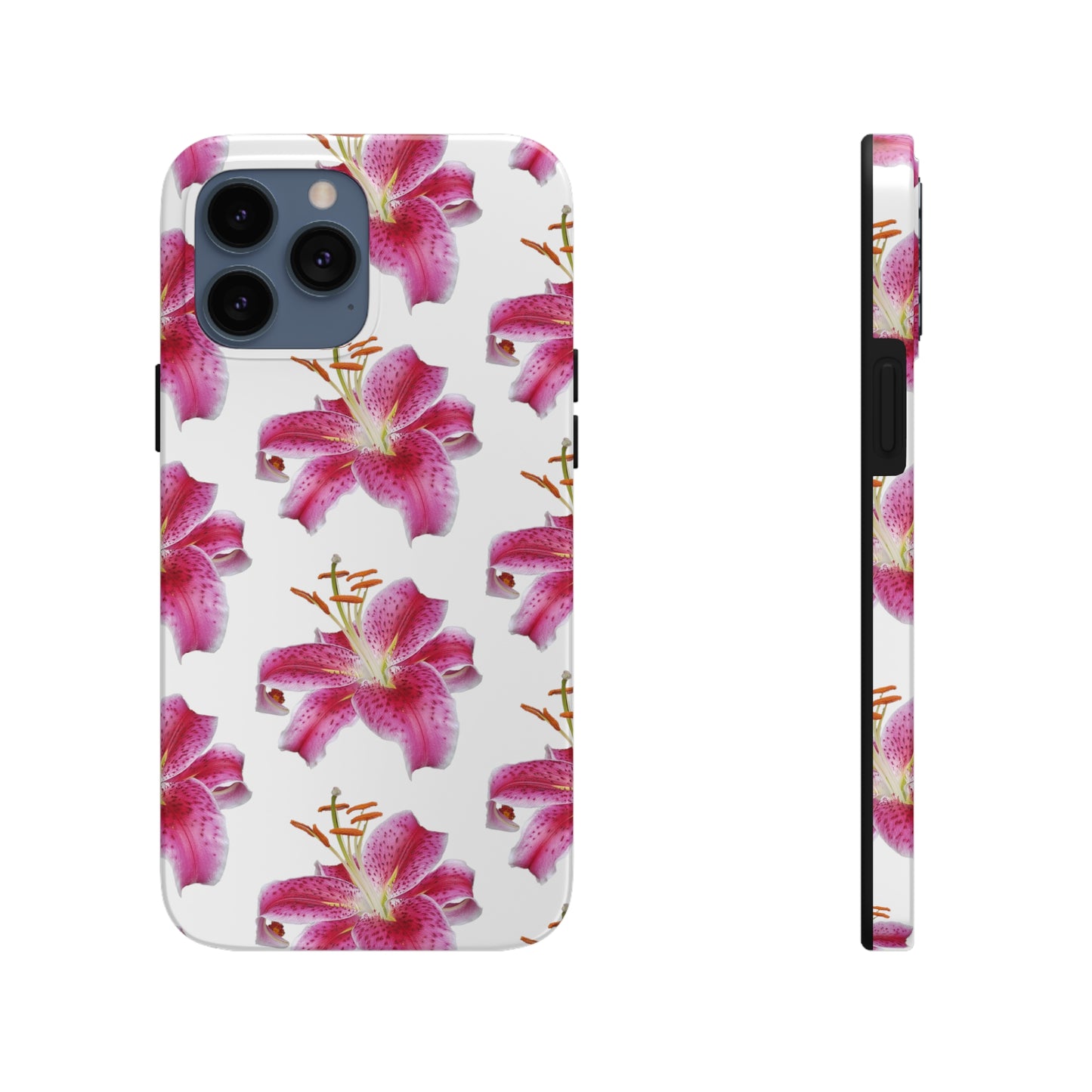 Stargazer Lily White Tough Phone Case