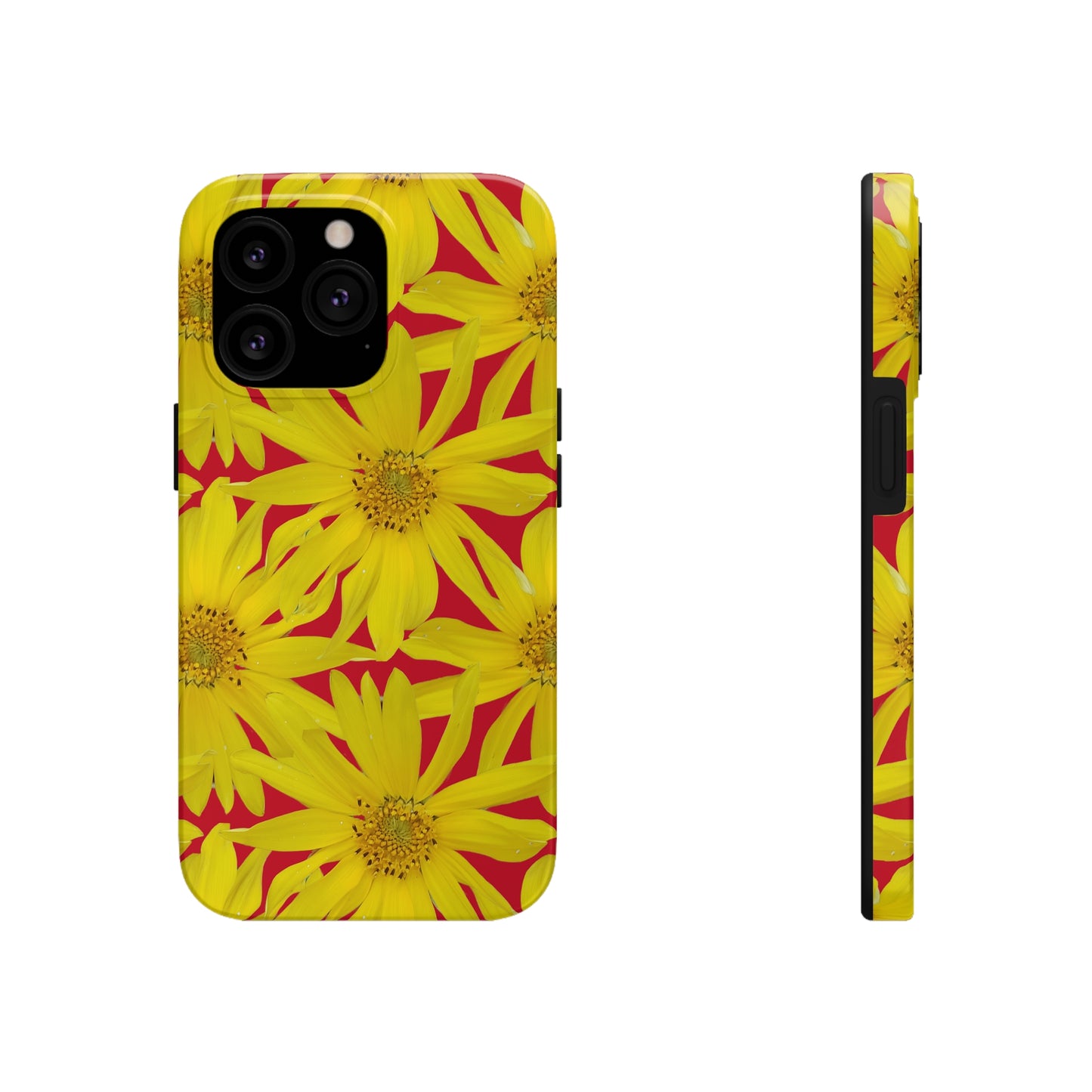 Big Sunflower Red Tough Phone Case